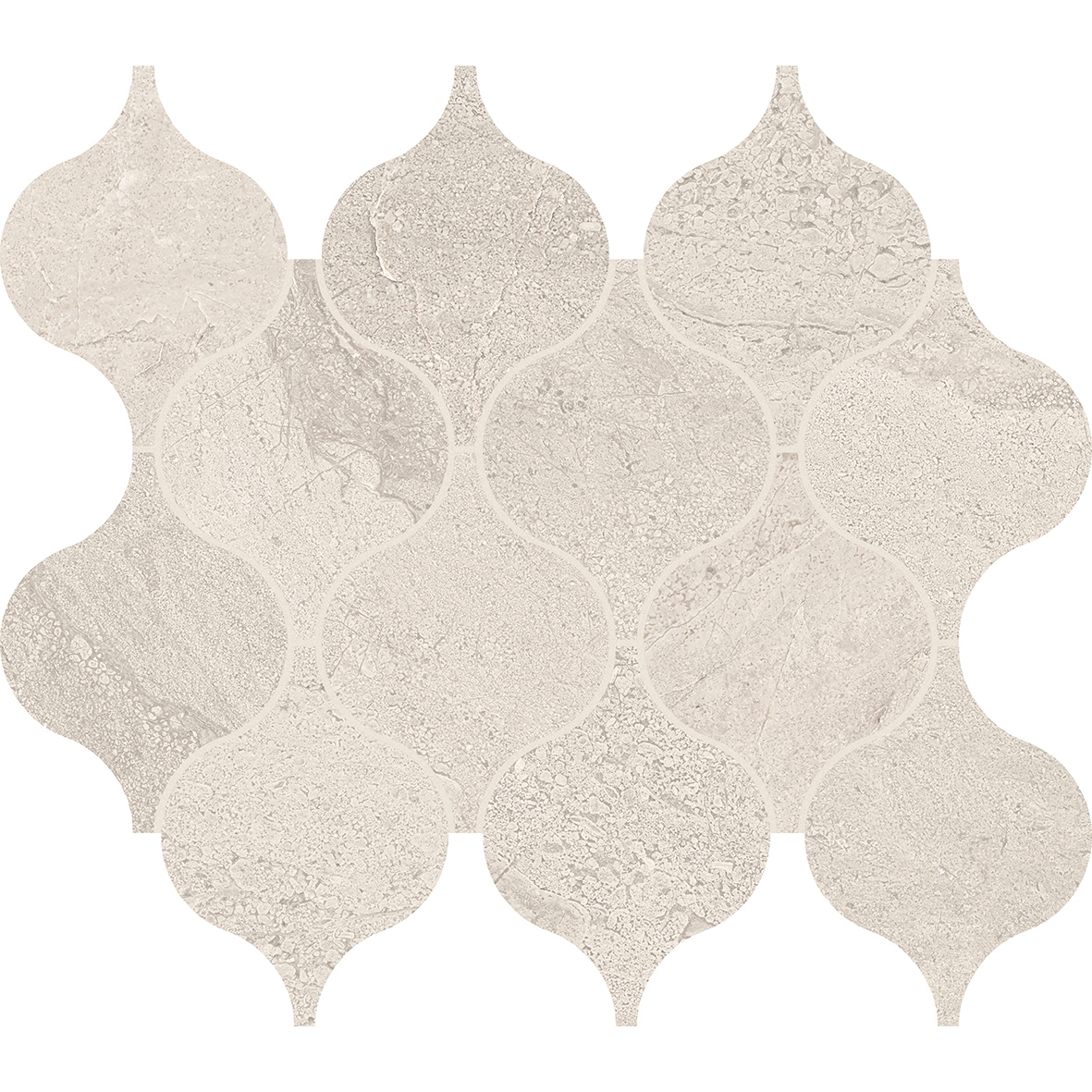 Pietra di Orosei Mosaico Provenzale Evo Grigio Conchiglia