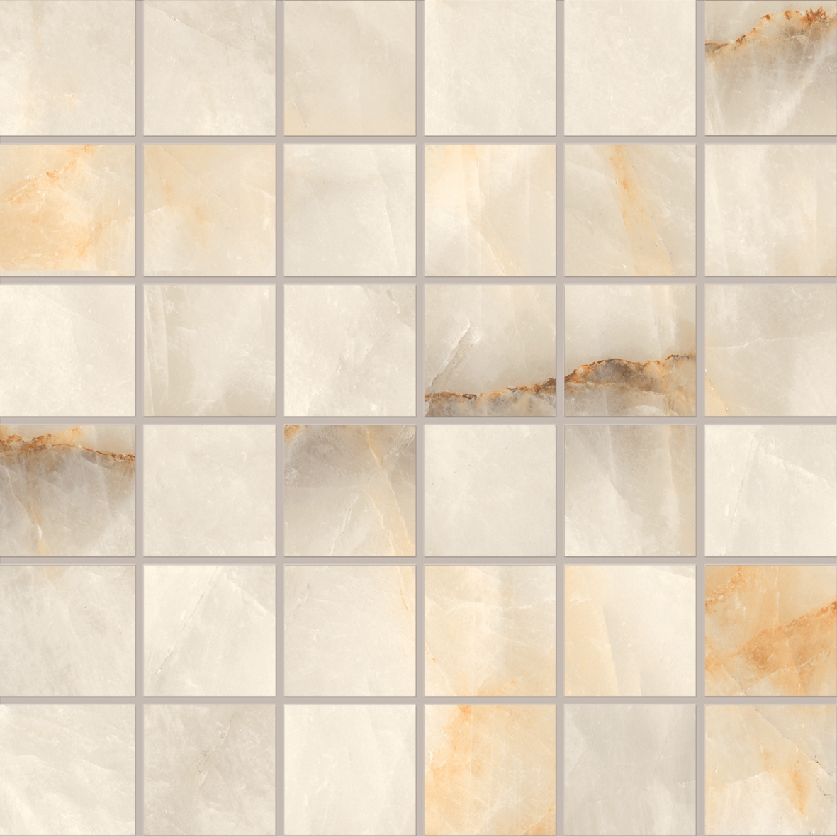 Mostrar el producto Tele di Marmo Crystal Extra Mosaico 5x5 Extra Ivory del fabricante EMILGROUP