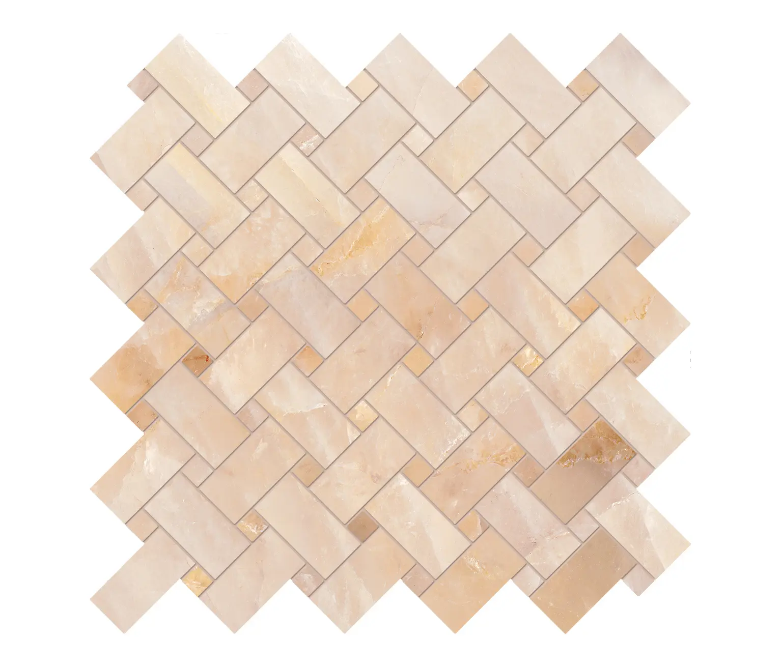 EMILGROUP - Tele di Marmo Crystal Extra Mosaico Intrecci Extra Pink