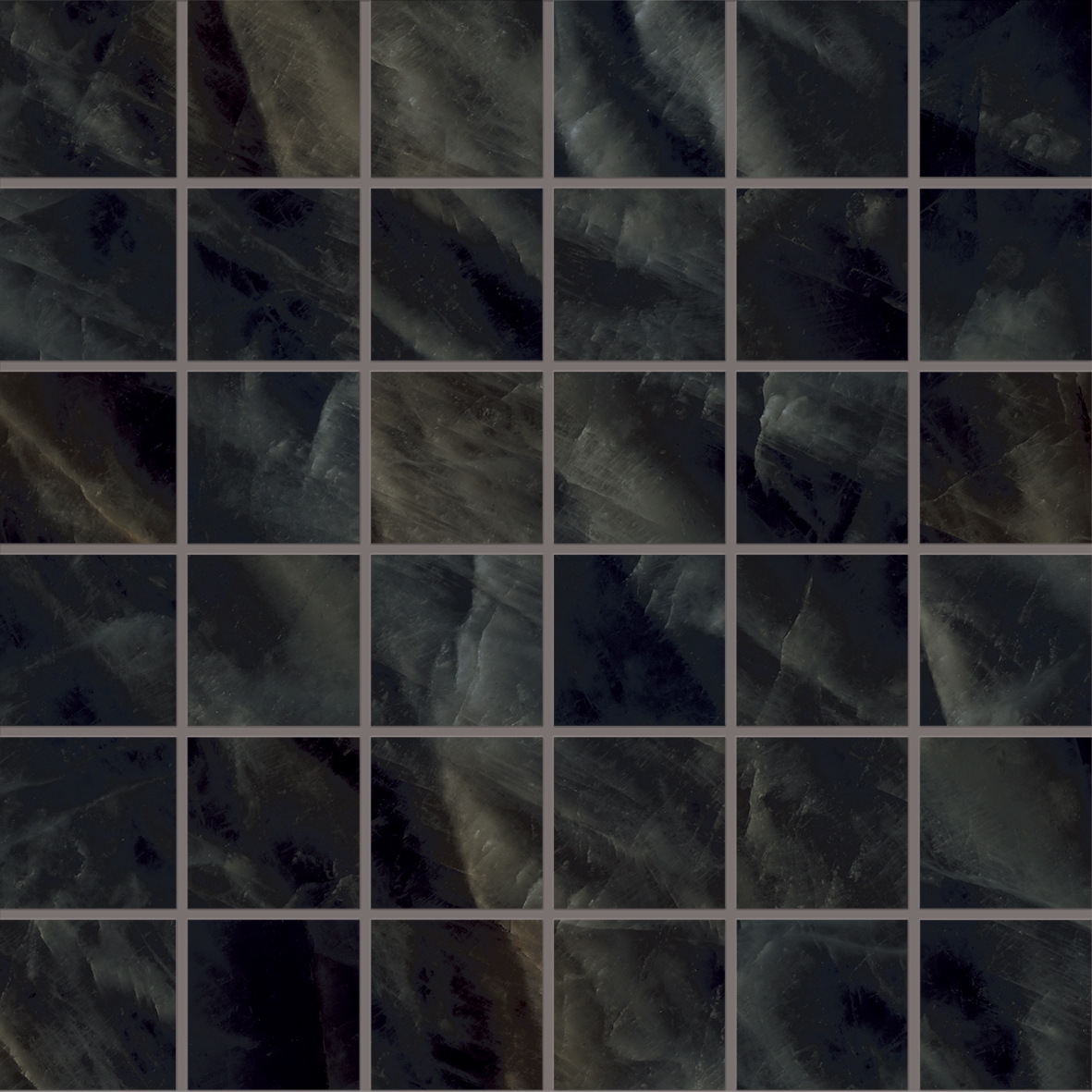 Produkt Tele di Marmo Crystal Vitrum Mosaico 5x5 Vitrum Black des Herstellers EMILGROUP anzeigen