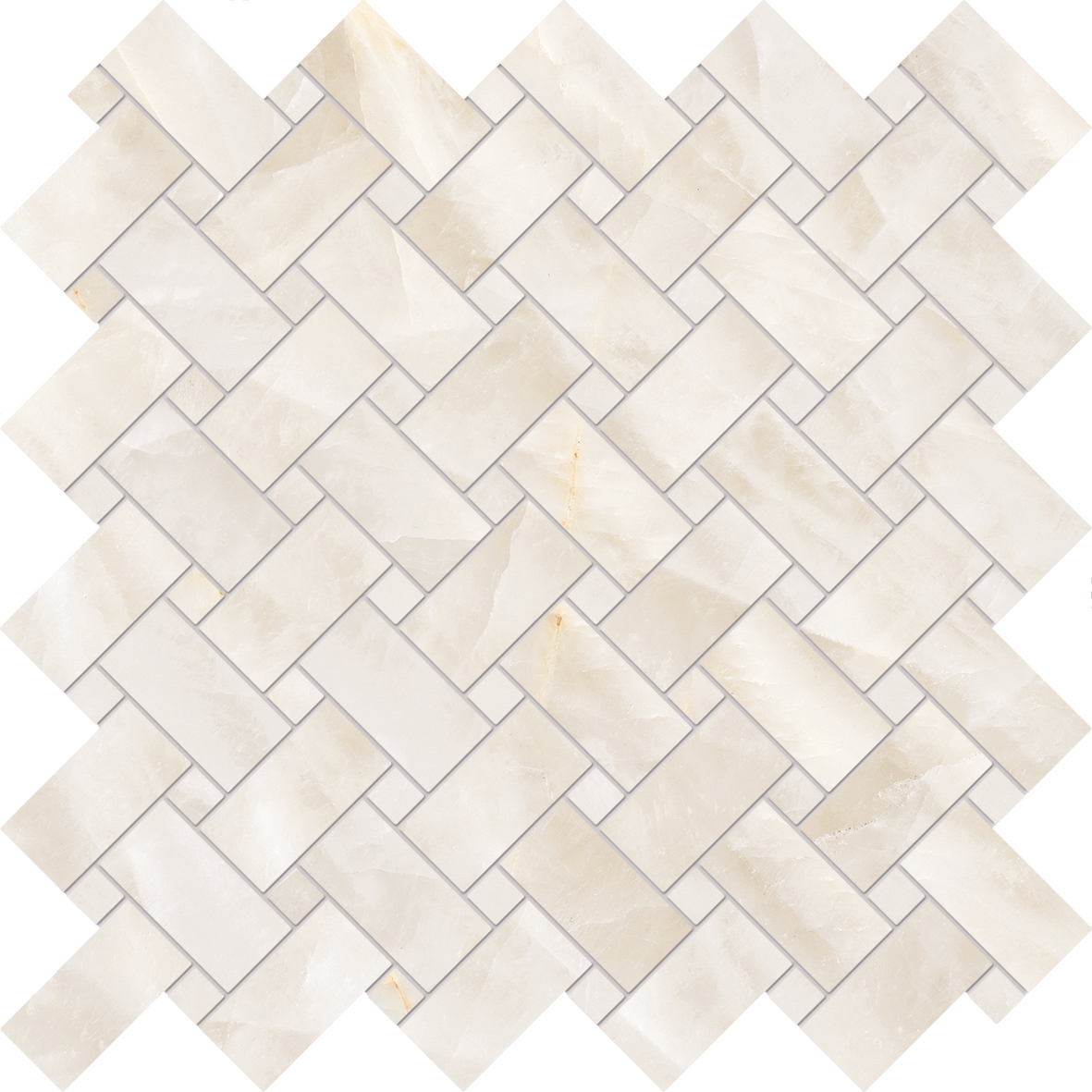 Mostrar el producto Tele di Marmo Crystal Vitrum Mosaico Intrecci Vitrum White del fabricante EMILGROUP