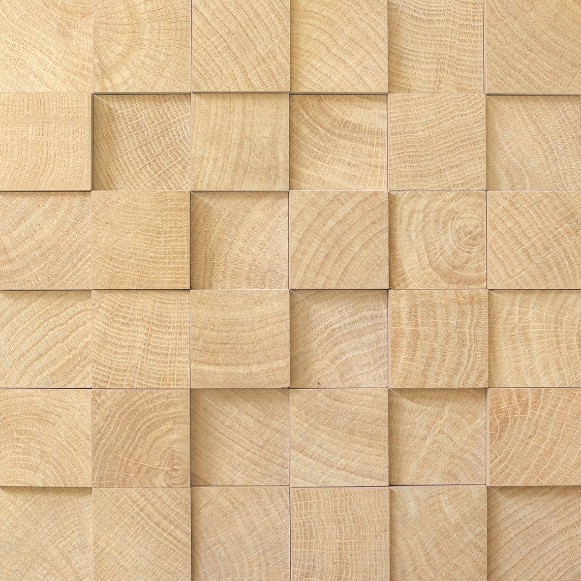 W-Circles Mosaico 3D Cube Oak