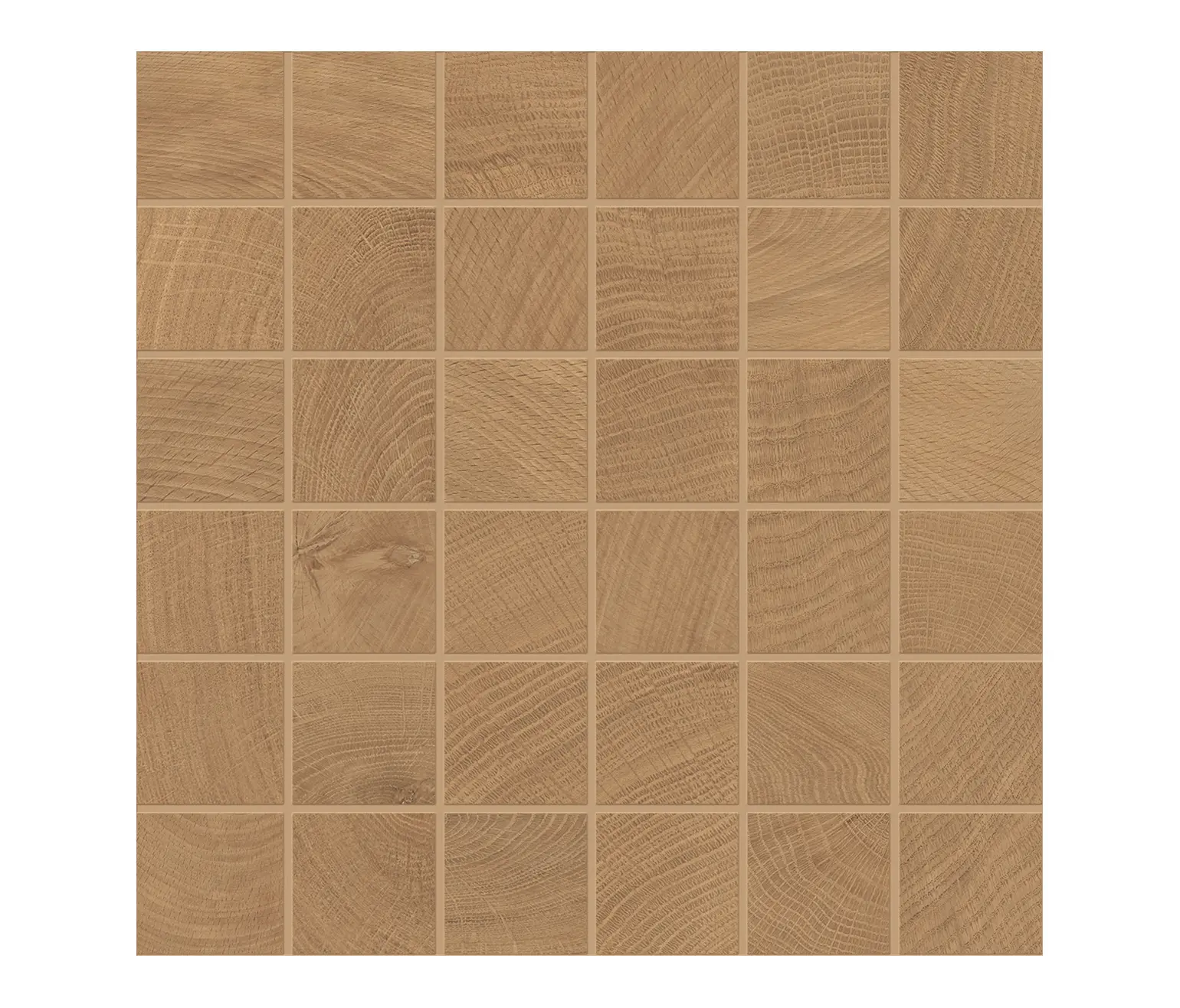 EMILGROUP - W-Circles Mosaico 5x5 Walnut