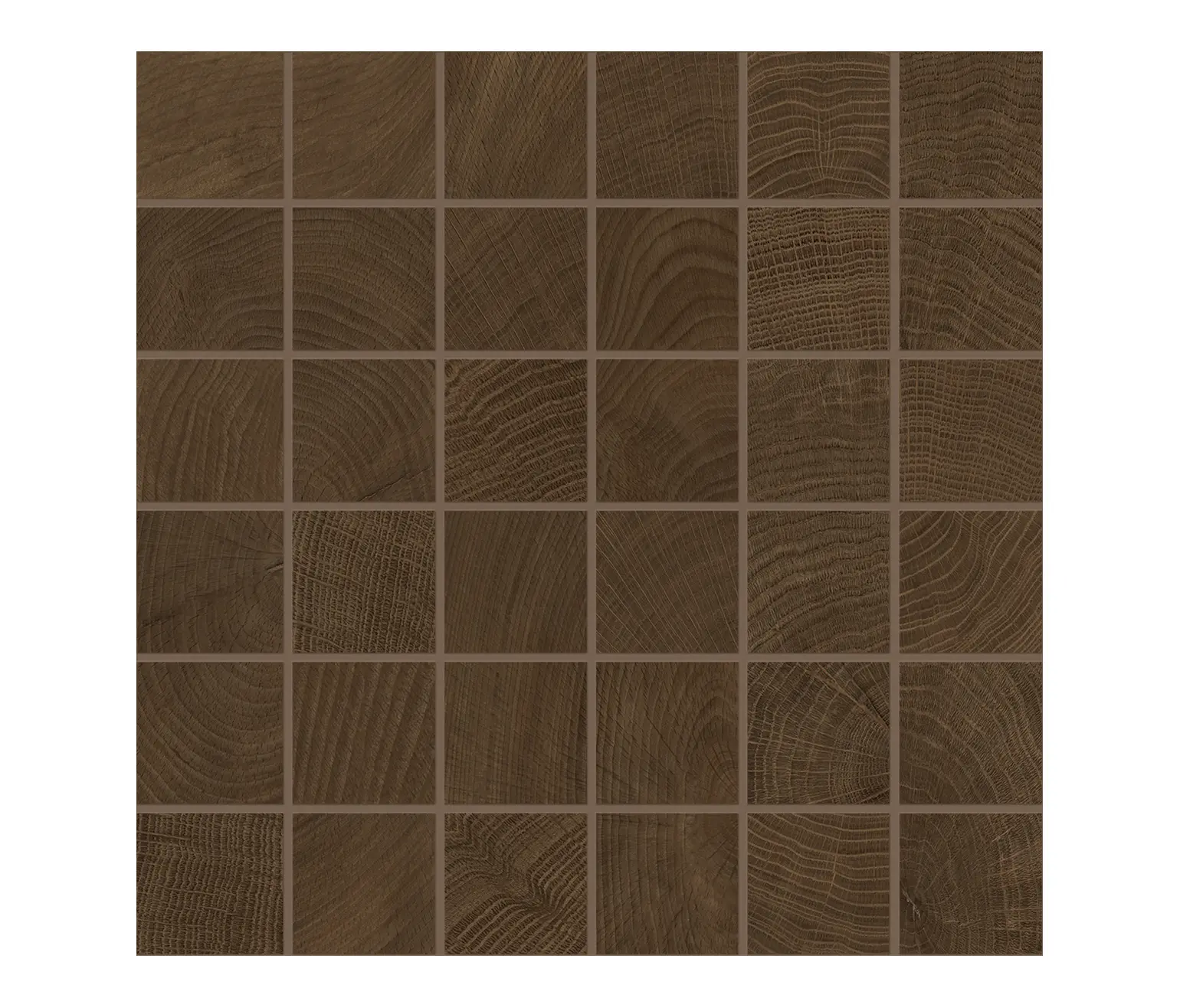 EMILGROUP - W-Circles Mosaico 5x5 Wengè