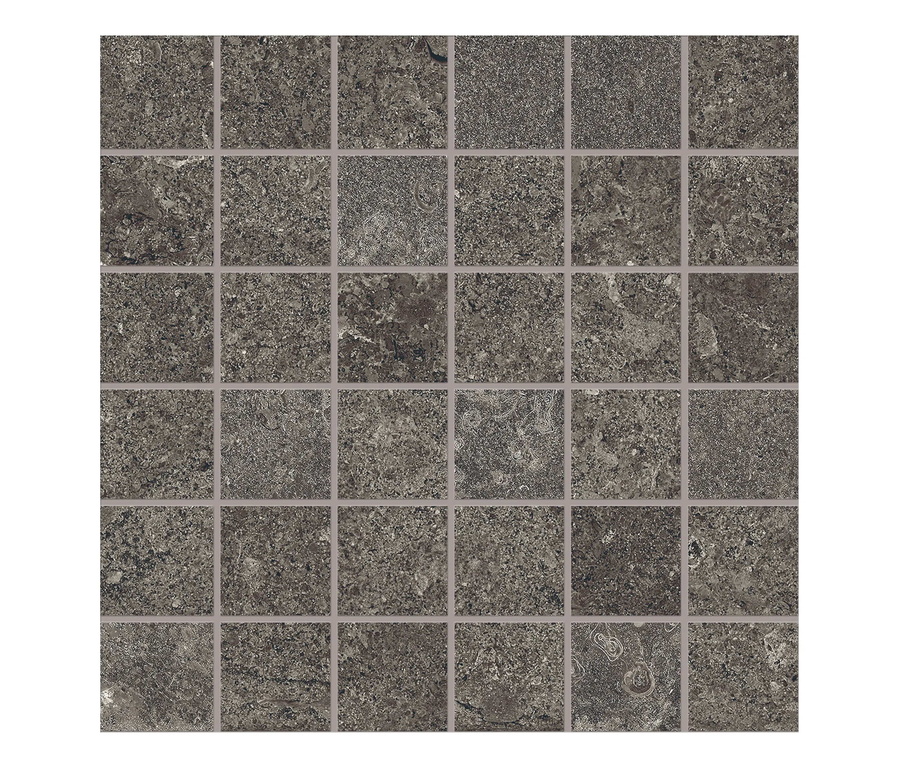 EMILGROUP - MaPierre Mosaico 30x30 Ancienne Noir