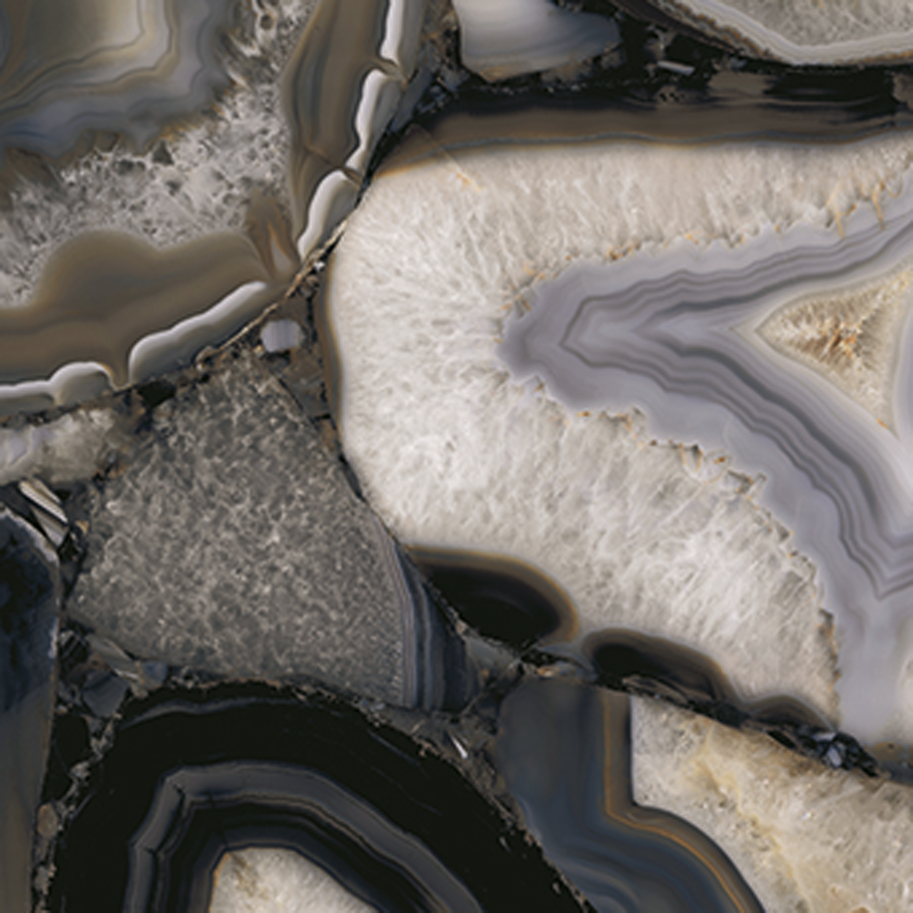 Tele di Marmo Precious Agate Black