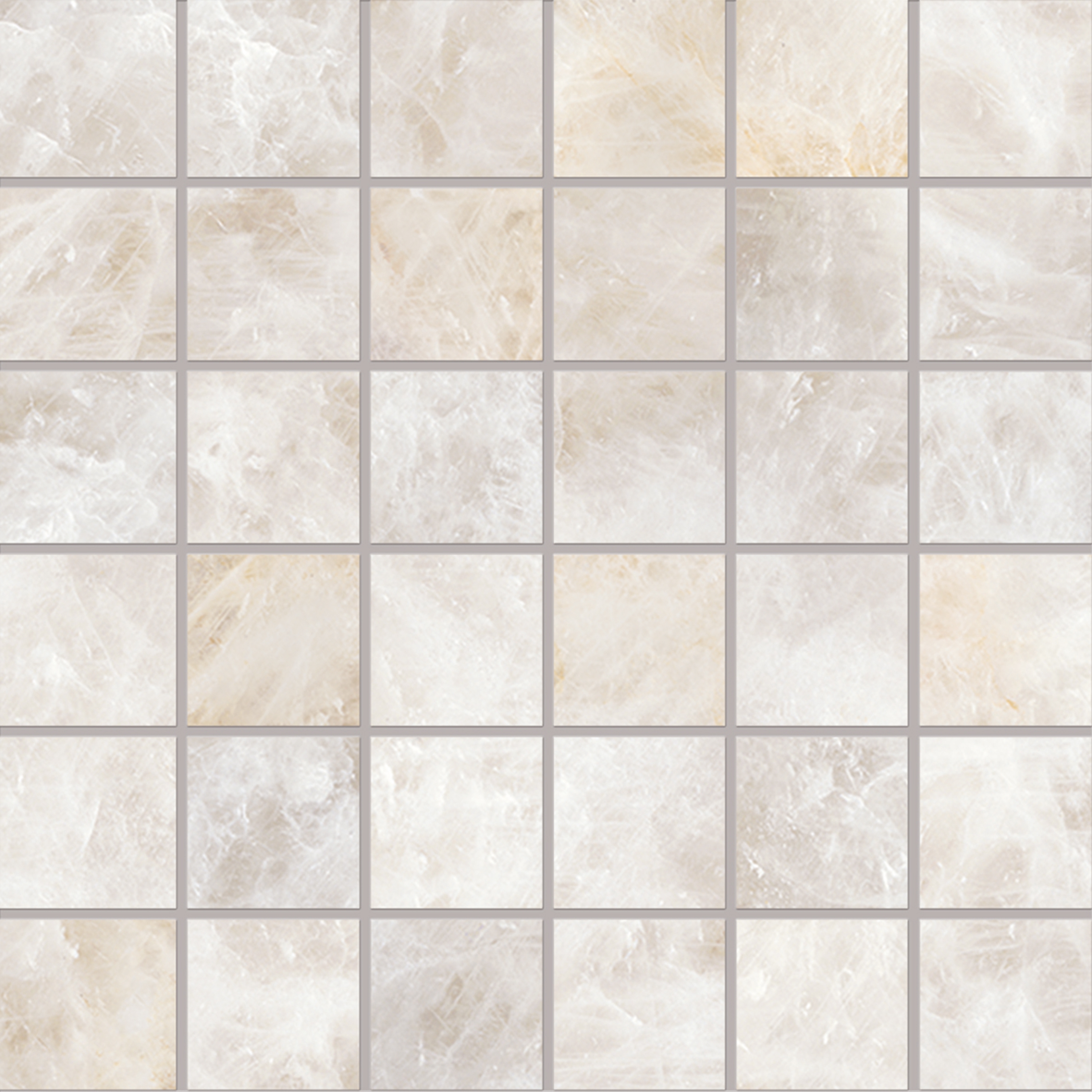 Display product Tele di Marmo Precious Mosaico 30x30 Crystal Ambra from manufacturer EMILGROUP