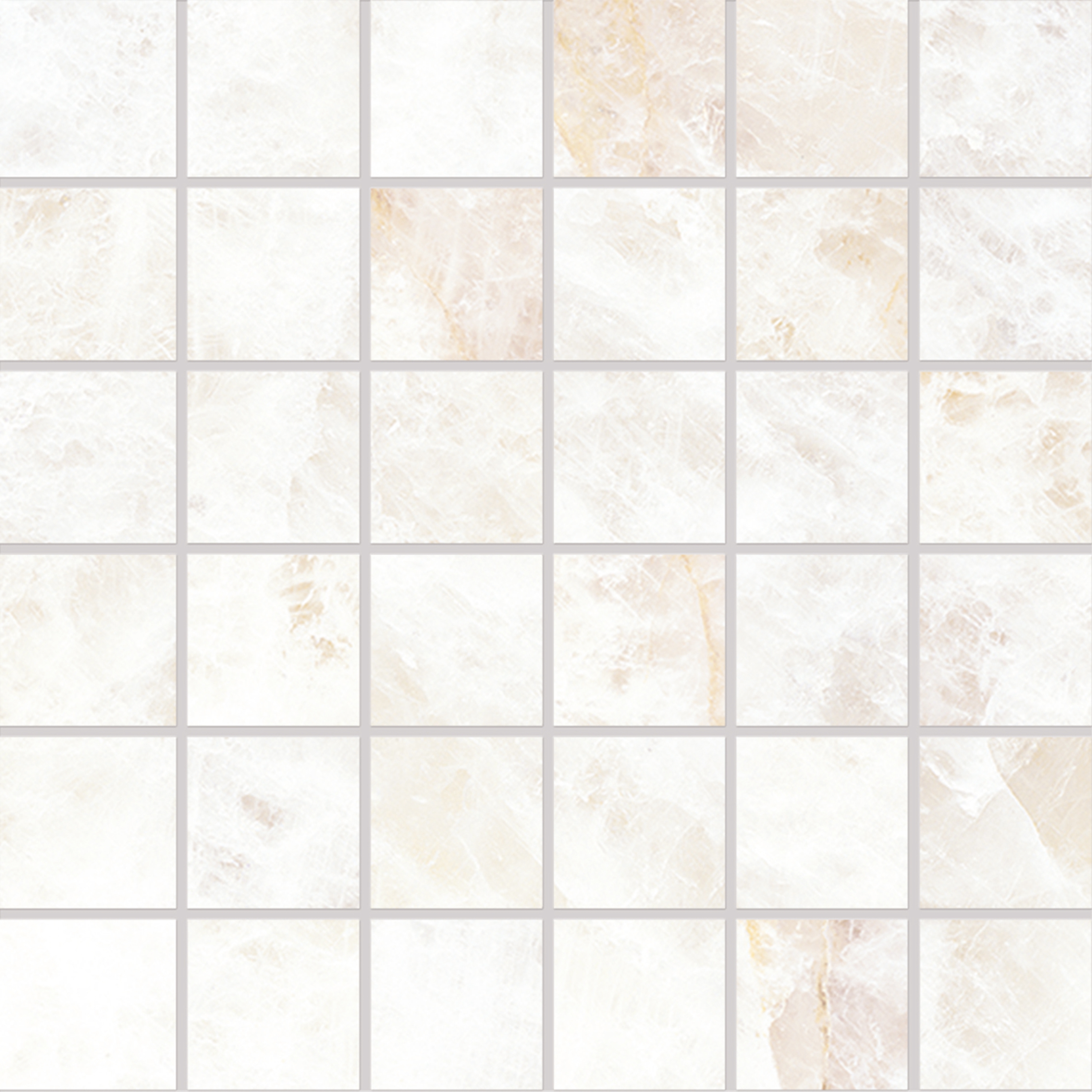 Tele di Marmo Precious Mosaico 30x30 Crystal White