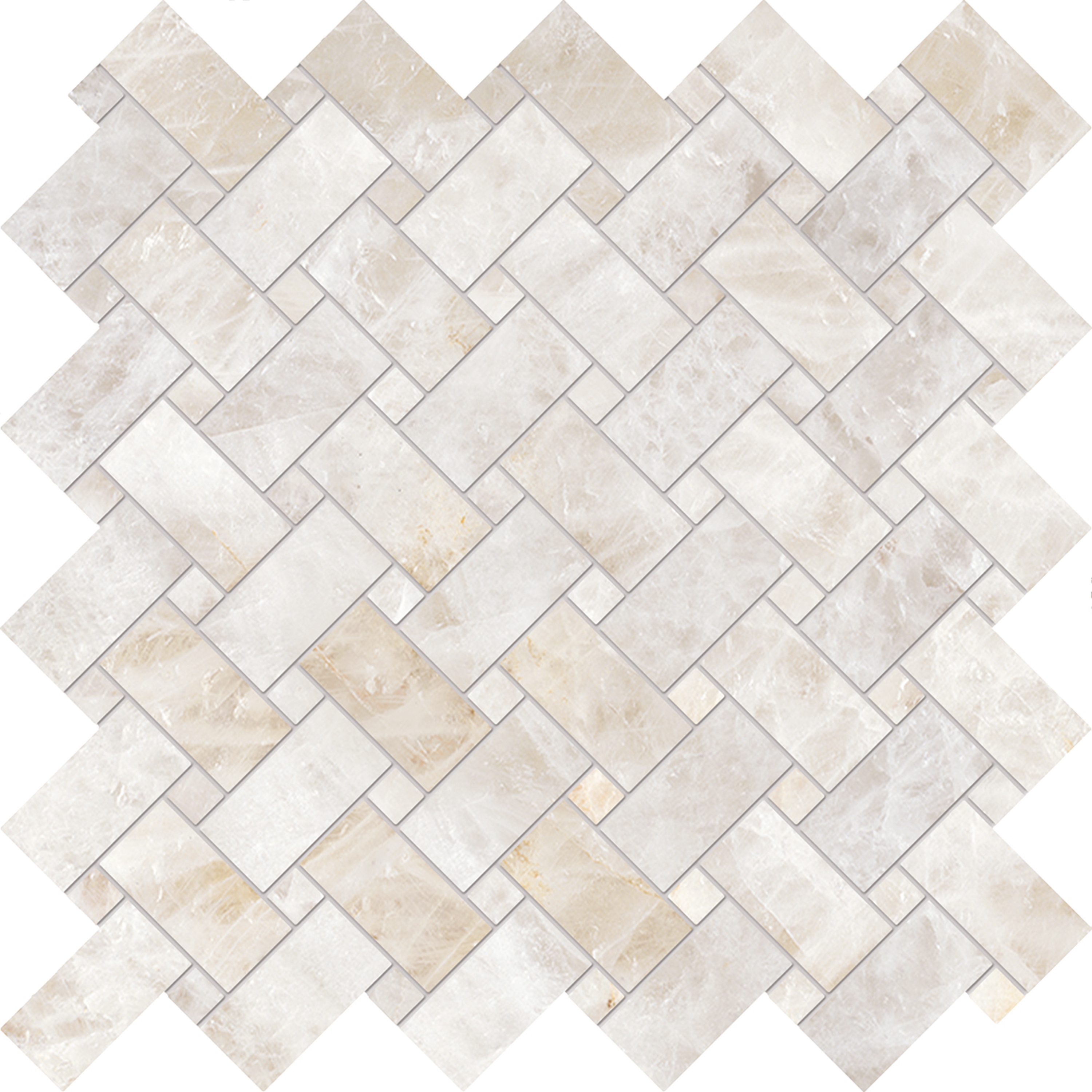 Display product Tele di Marmo Precious Mosaico Intrecci Crystal Ambra from manufacturer EMILGROUP