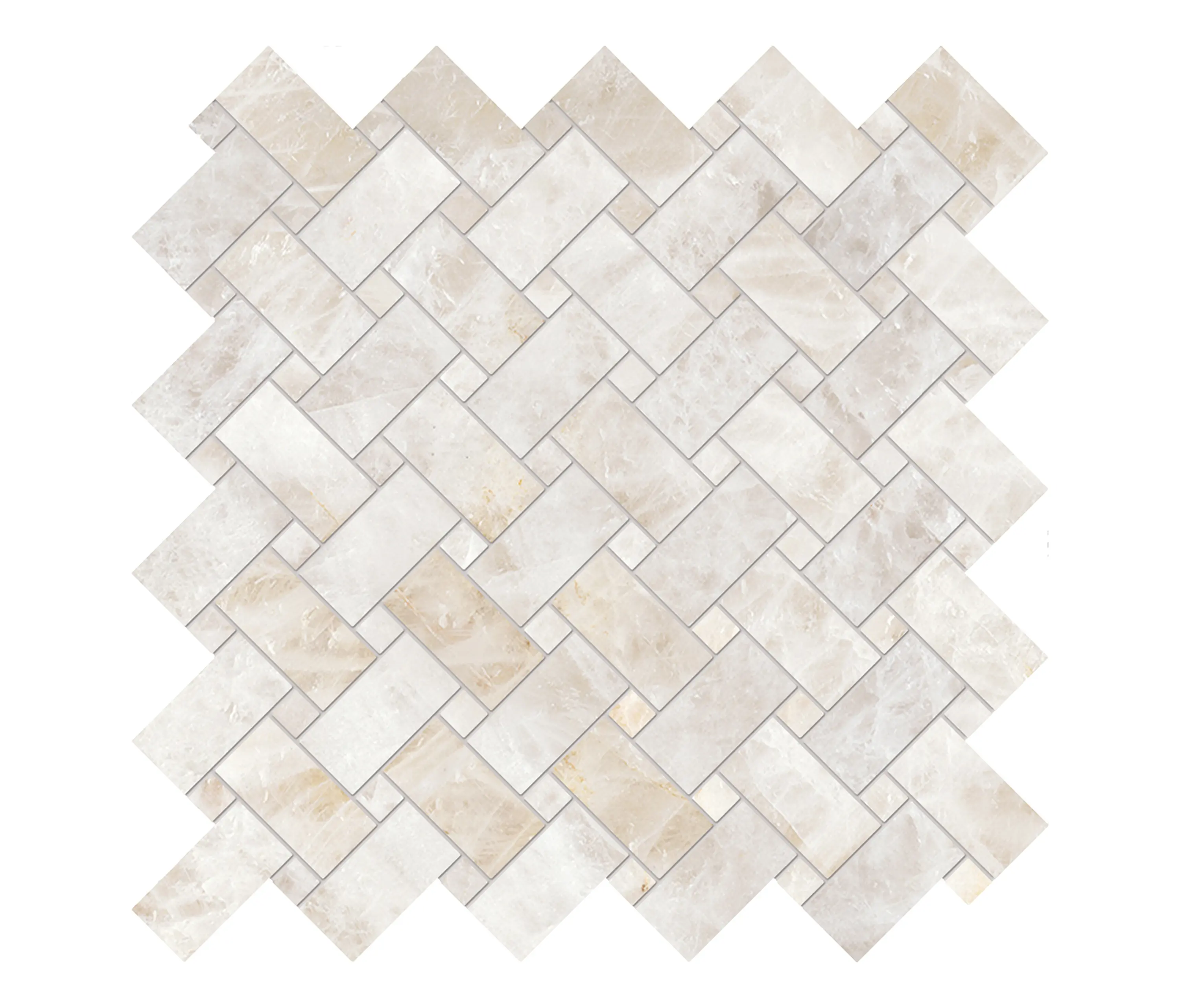 EMILGROUP - Tele di Marmo Precious Mosaico Intrecci Crystal Ambra