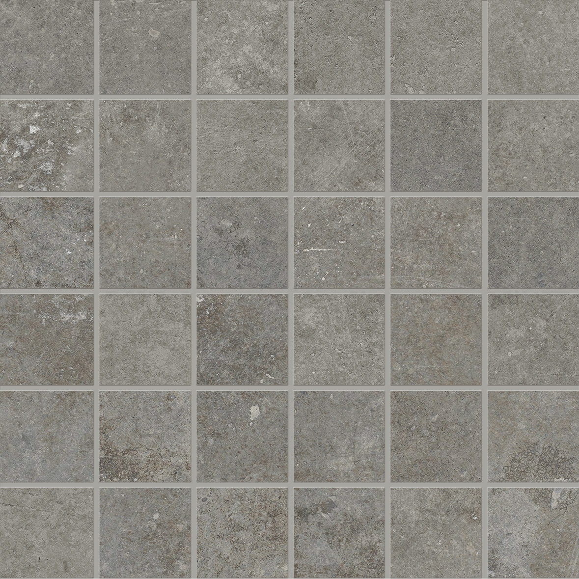 Display product Fabrika Mosaico 5x5 Dark Grey from manufacturer EMILGROUP