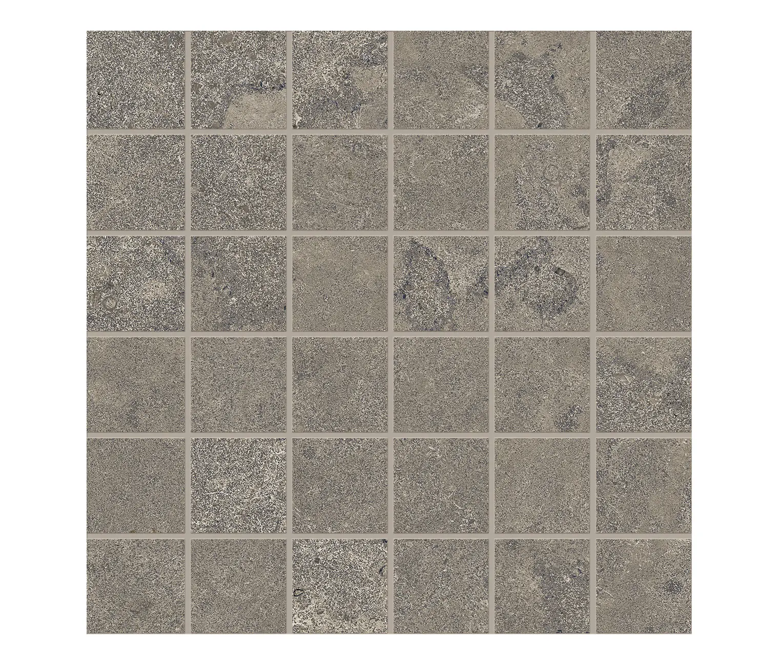 EMILGROUP - Portland Stone Mosaico 5x5 Cross Cut Anthracite