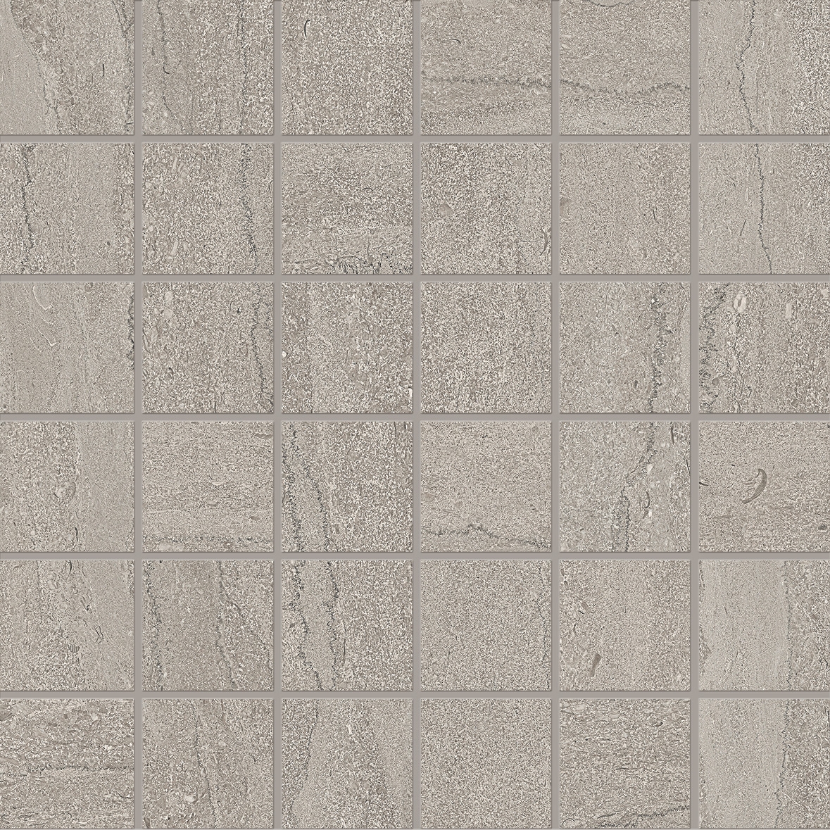 Portland Stone Mosaico 5x5 Vein Cut Lead