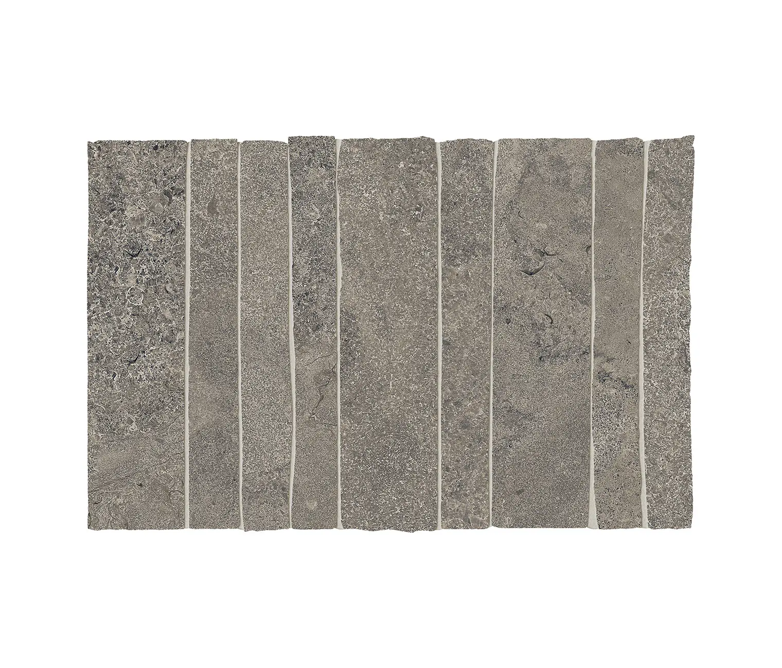 EMILGROUP - Portland Stone Mosaico Wallcut Anthracite
