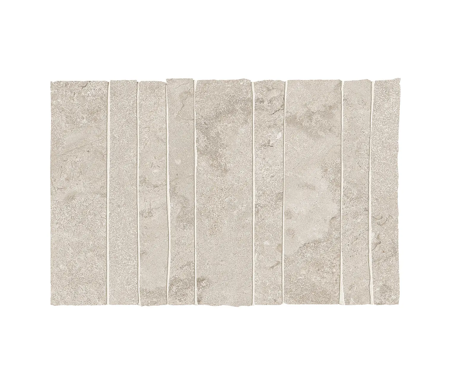EMILGROUP - Portland Stone Mosaico Wallcut Ash