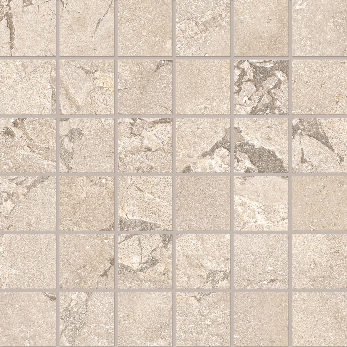 Vertoon produk Unique Intensity Mosaico 5x5 Cobblestone Beige van vervaardiger EMILGROUP
