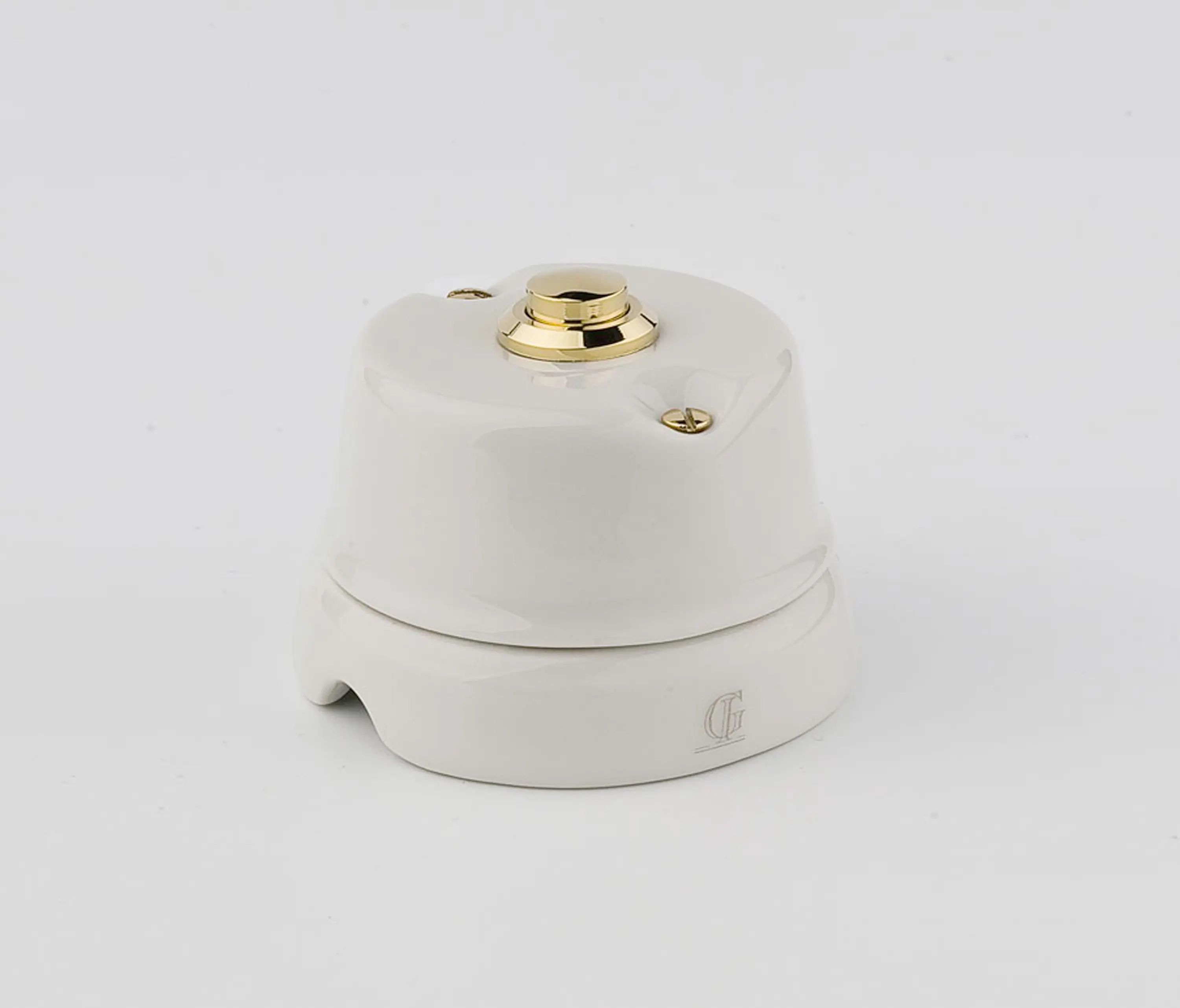 Gi Gambarelli - White Italy⎟Gold push button