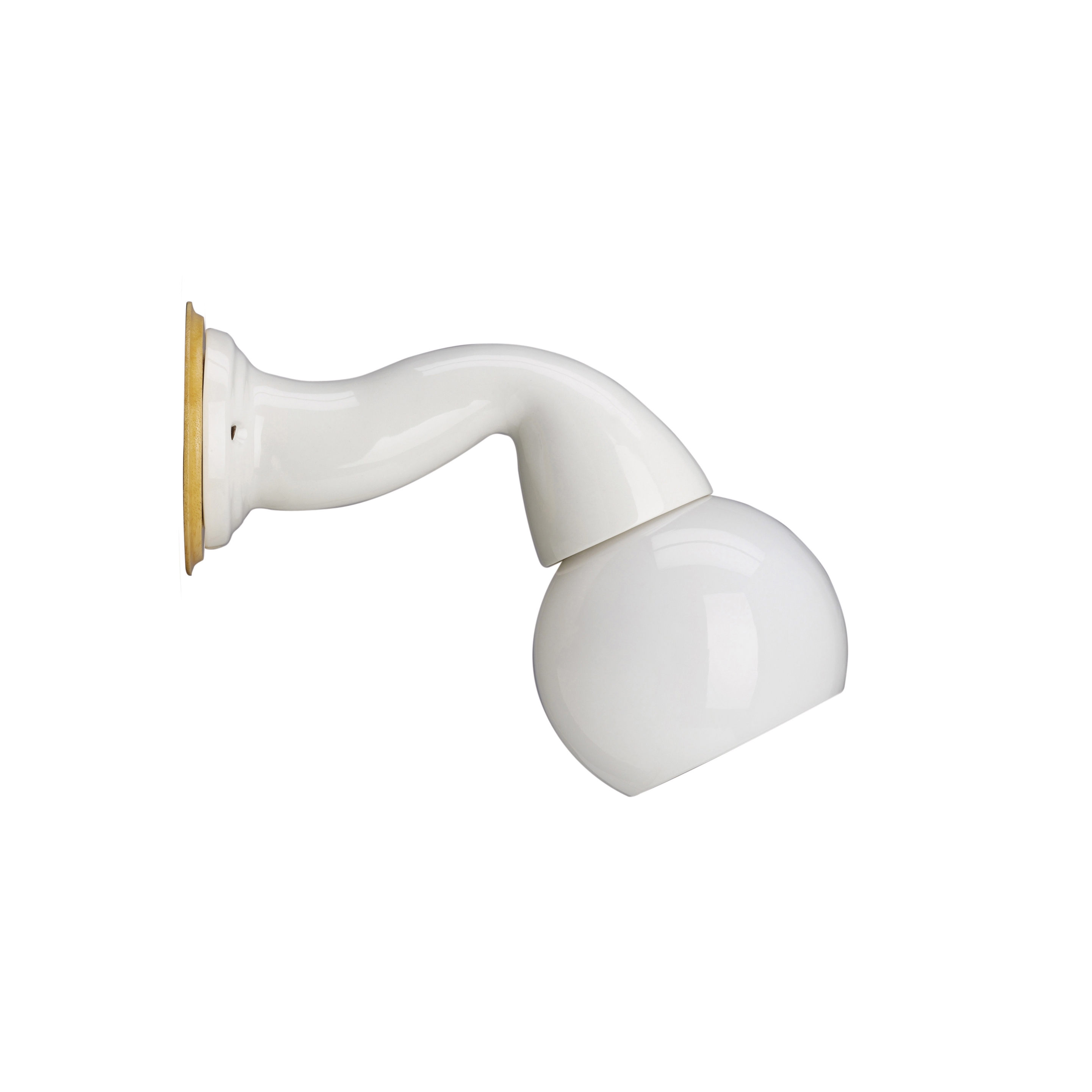 Display product Lighting⎟Applique with porcelain arm and glass from manufacturer Gi Gambarelli