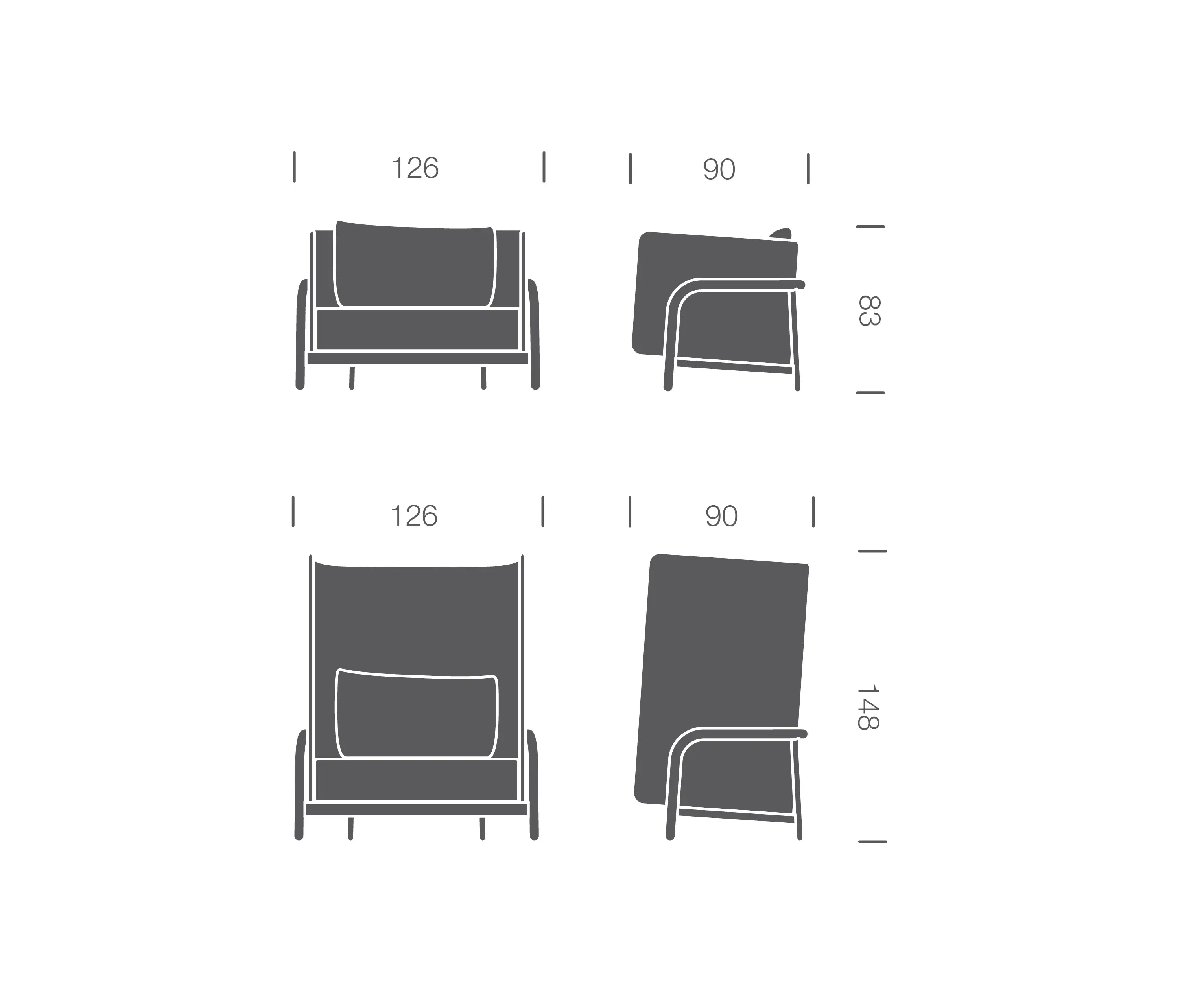 DUM - Beech Private Bench high