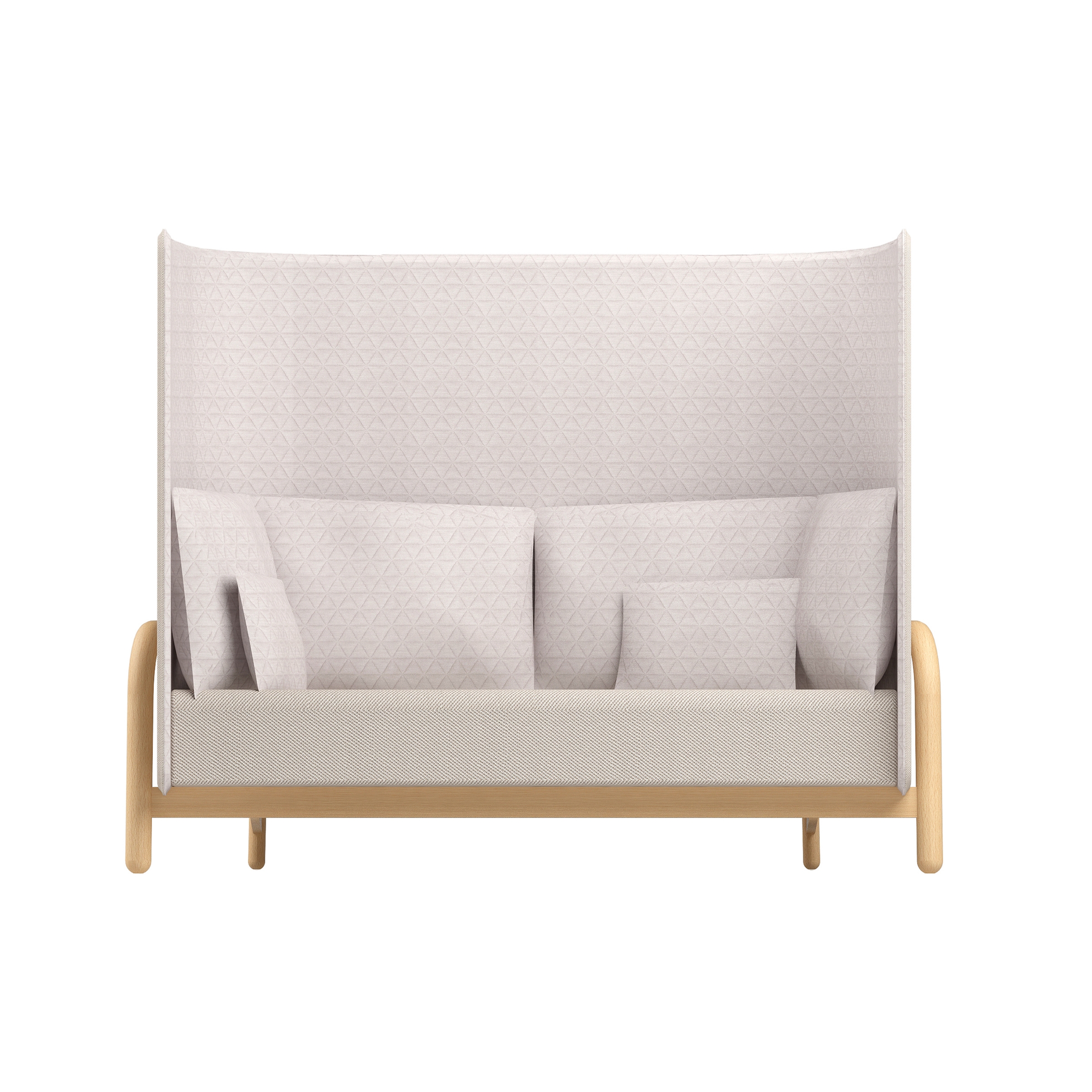 Vertoon produk Beech Private Bench high van vervaardiger DUM