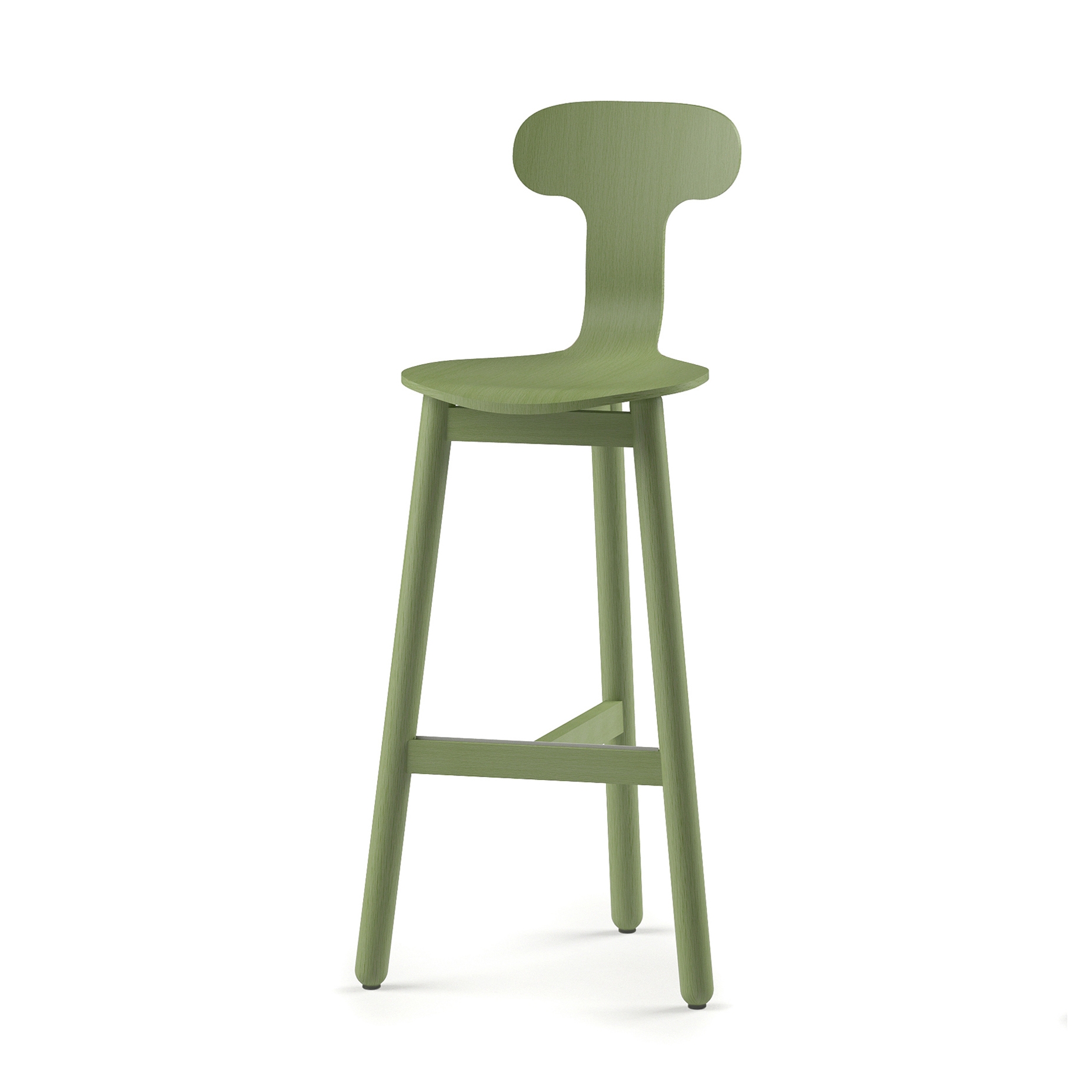 Mostra il prodotto Beech Bar Stool 75 high del produttore DUM