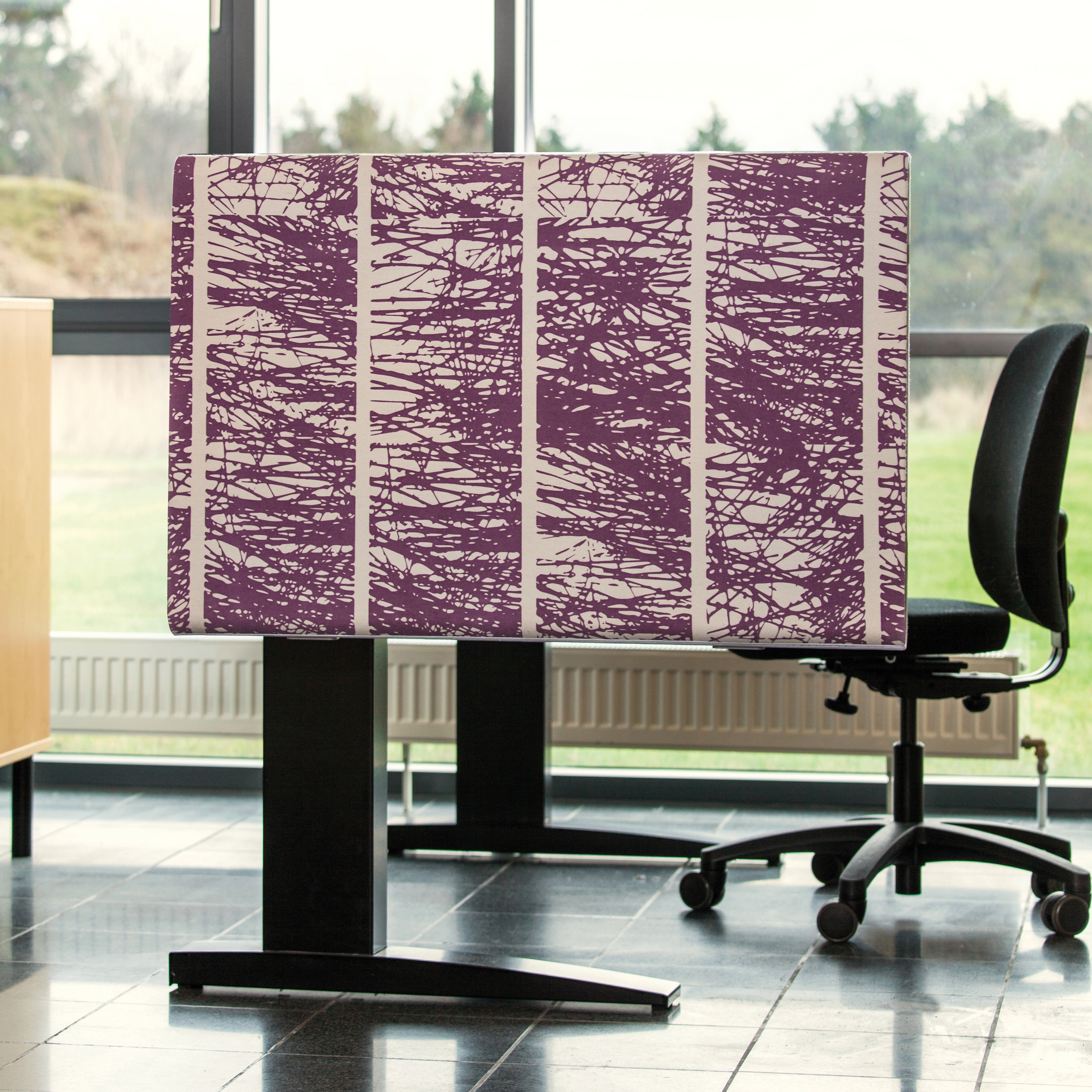 Display product Kurage Table Screen System 50 | Rounded | Forest Few from manufacturer Kurage