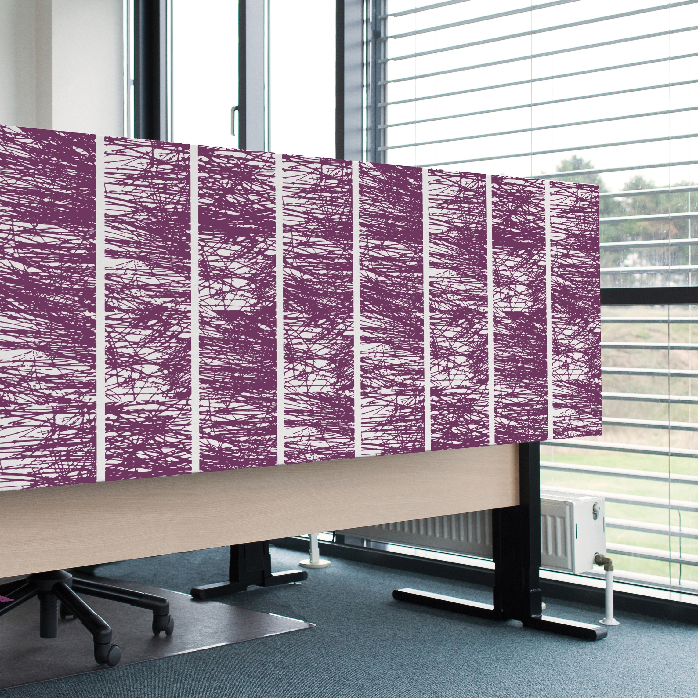 Display product Kurage Table Screen System 50 | Square | Forest Few from manufacturer Kurage