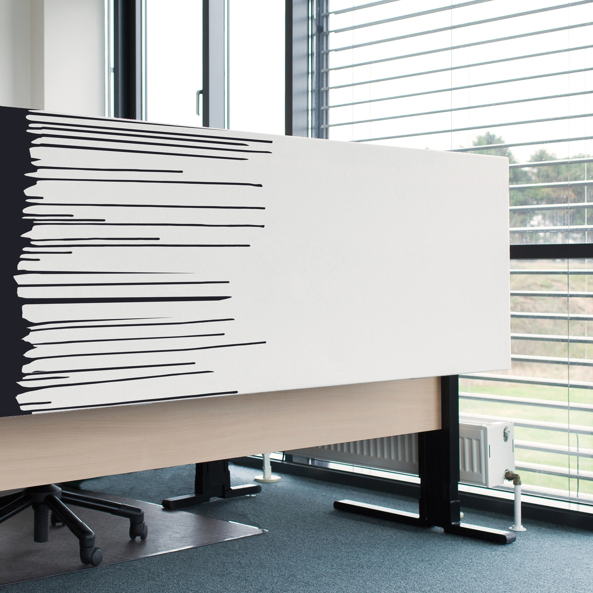 Display product Kurage Table Screen System 50 | Square | Street Vise from manufacturer Kurage