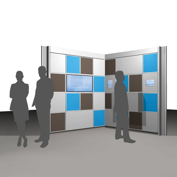 Mostra il prodotto PANsmart 2gether sound-absorbing media room divider del produttore PAN+ARMBRUSTER