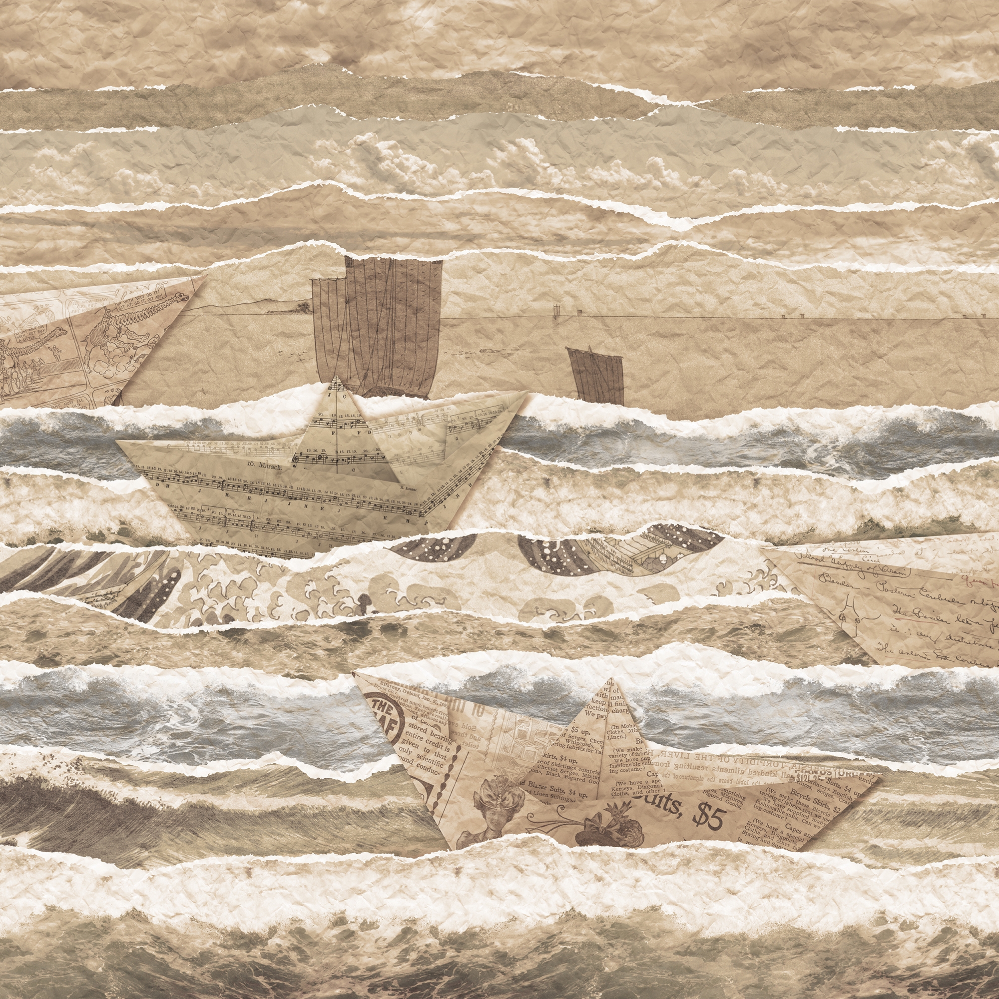 Afficher le produit Paper Ship du fabricant GLAMORA