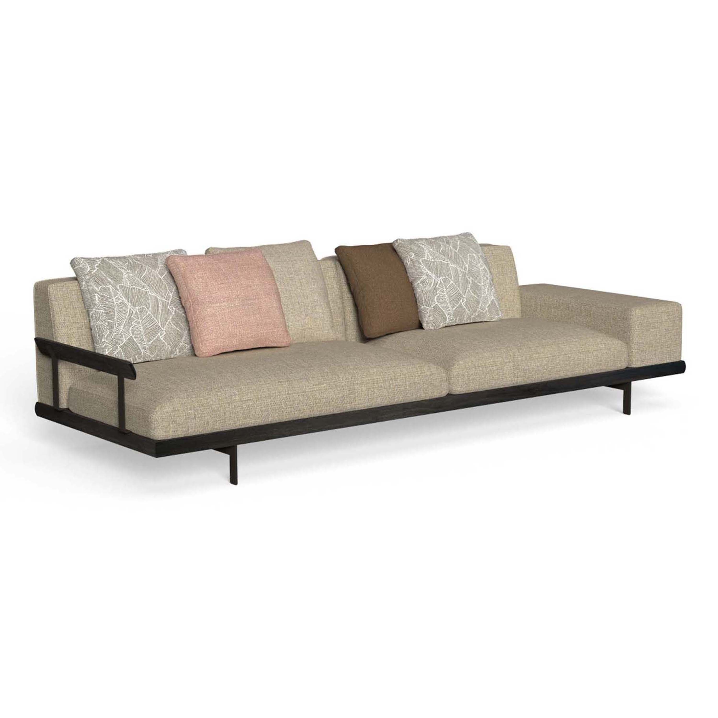 Produkt Allure | Sofa 3 Seater Fabric Sx + Wood Dx Arm des Herstellers Talenti anzeigen