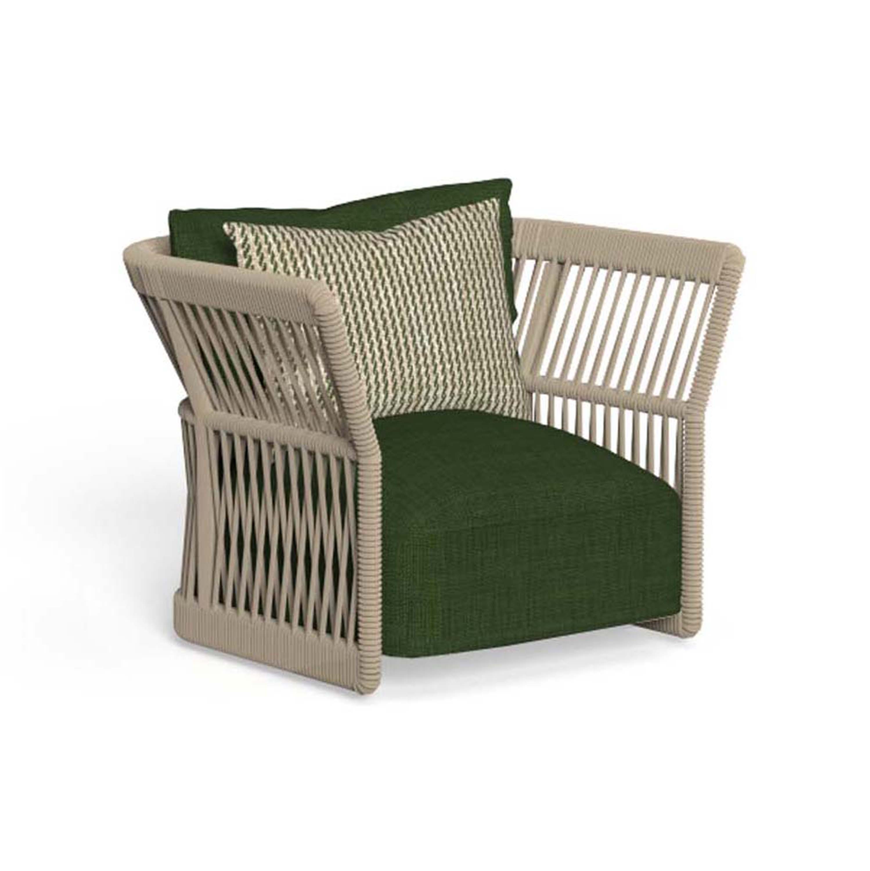 Display product Cliff | Lounge Armchair Backrest Rope from manufacturer Talenti