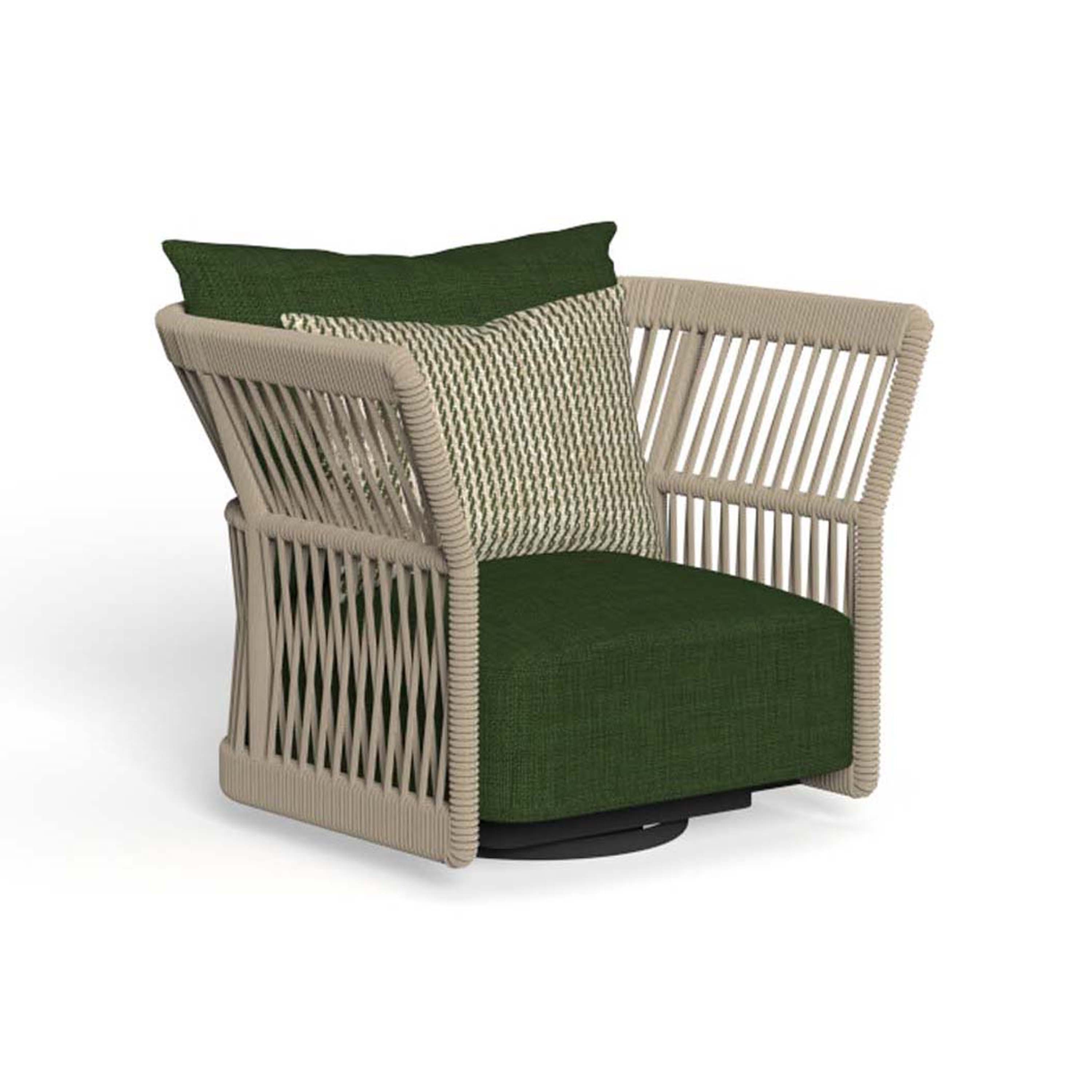Mostra il prodotto Cliff | Swivel Poltrona lounge Backrest Rope del produttore Talenti