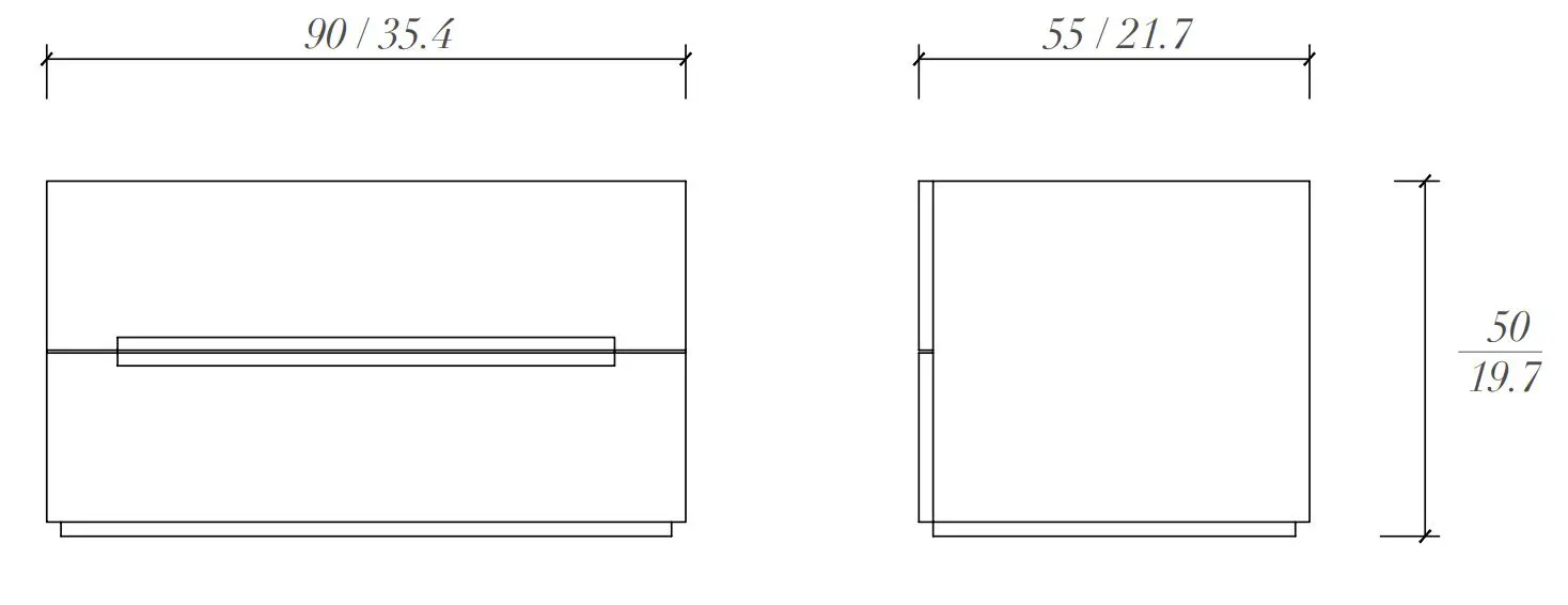 BALTUS - Scala bed side table