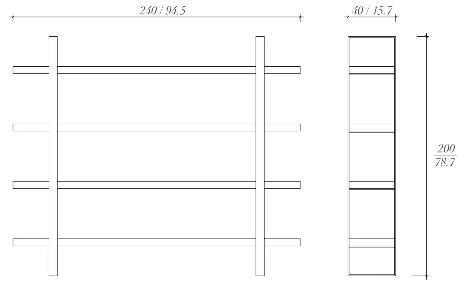 BALTUS - Milano bookcase