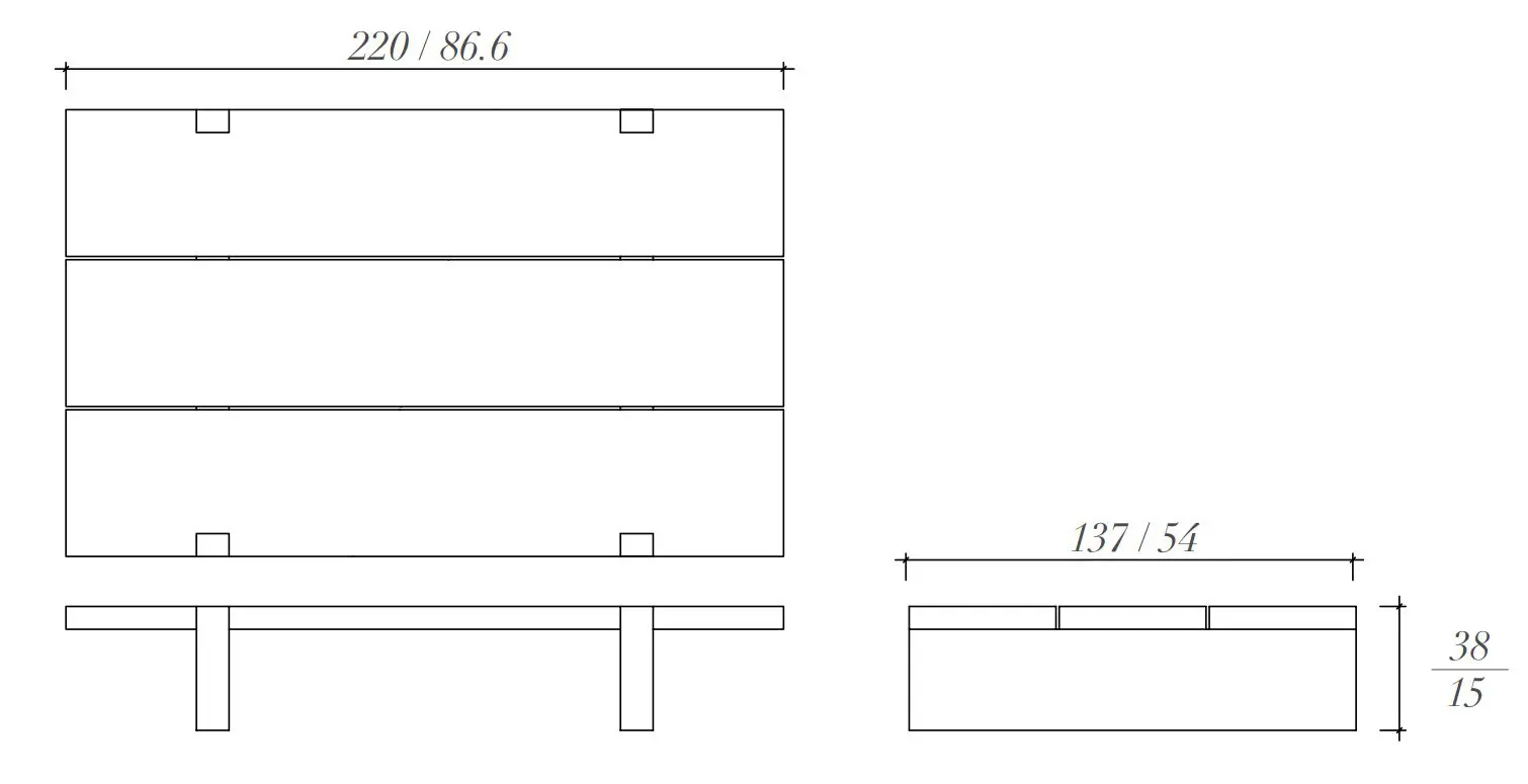 BALTUS - Triple Spazio table basse