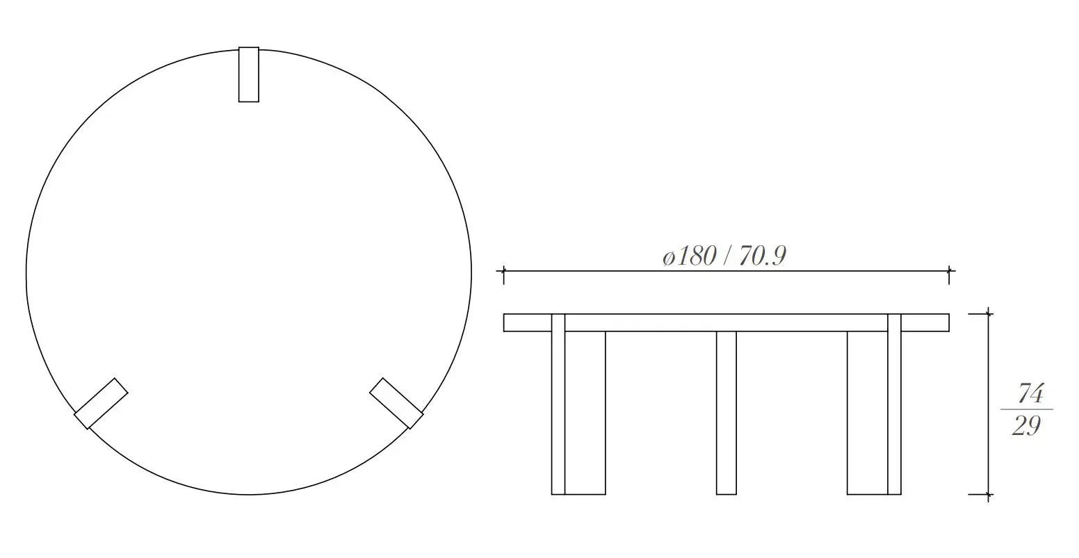 BALTUS - Lido dining table