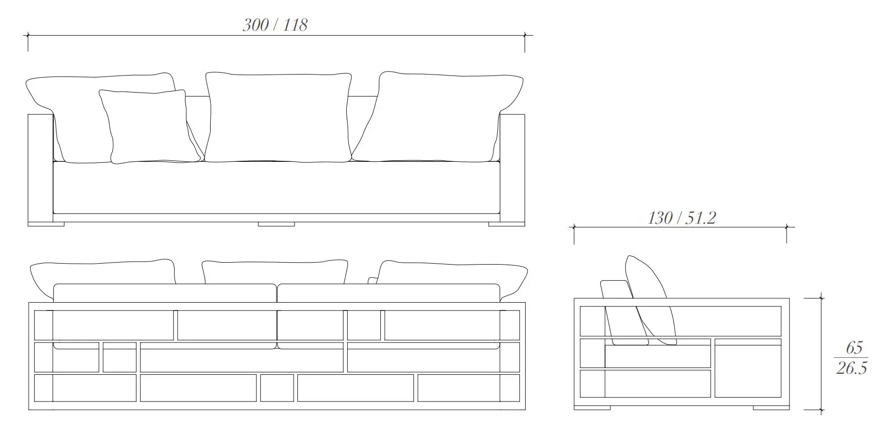 BALTUS - Mondrian sofa