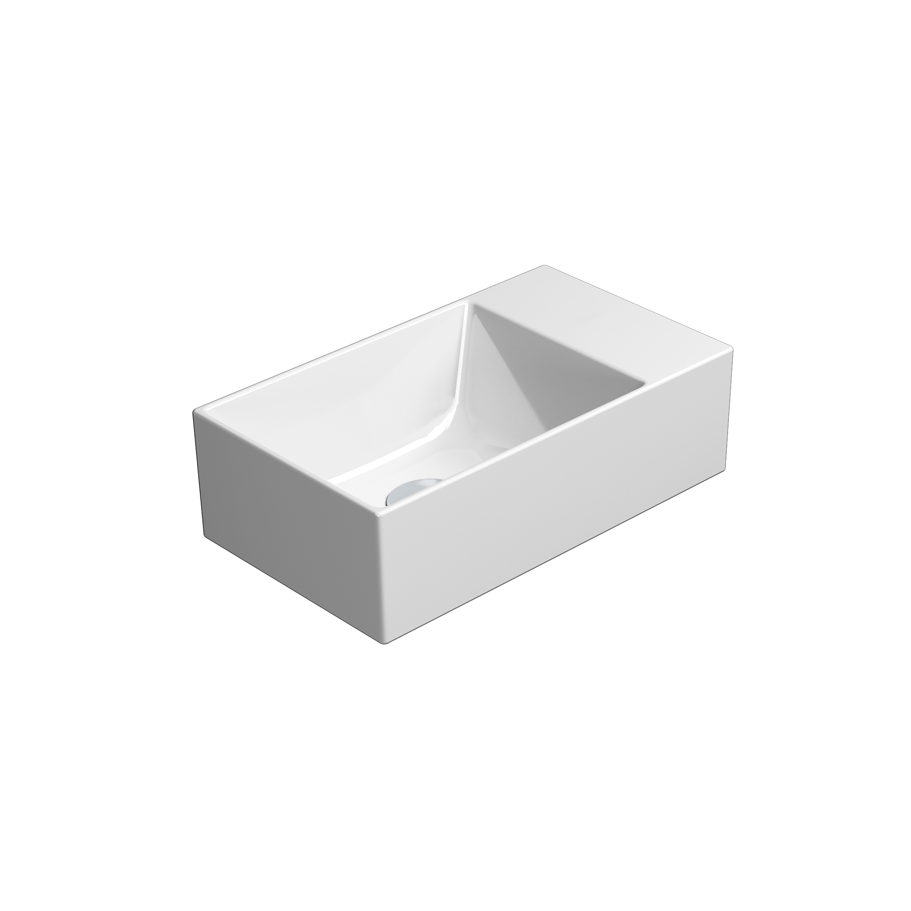 Produkt Kube 40x23 | Waschbecken des Herstellers GSI Ceramica anzeigen