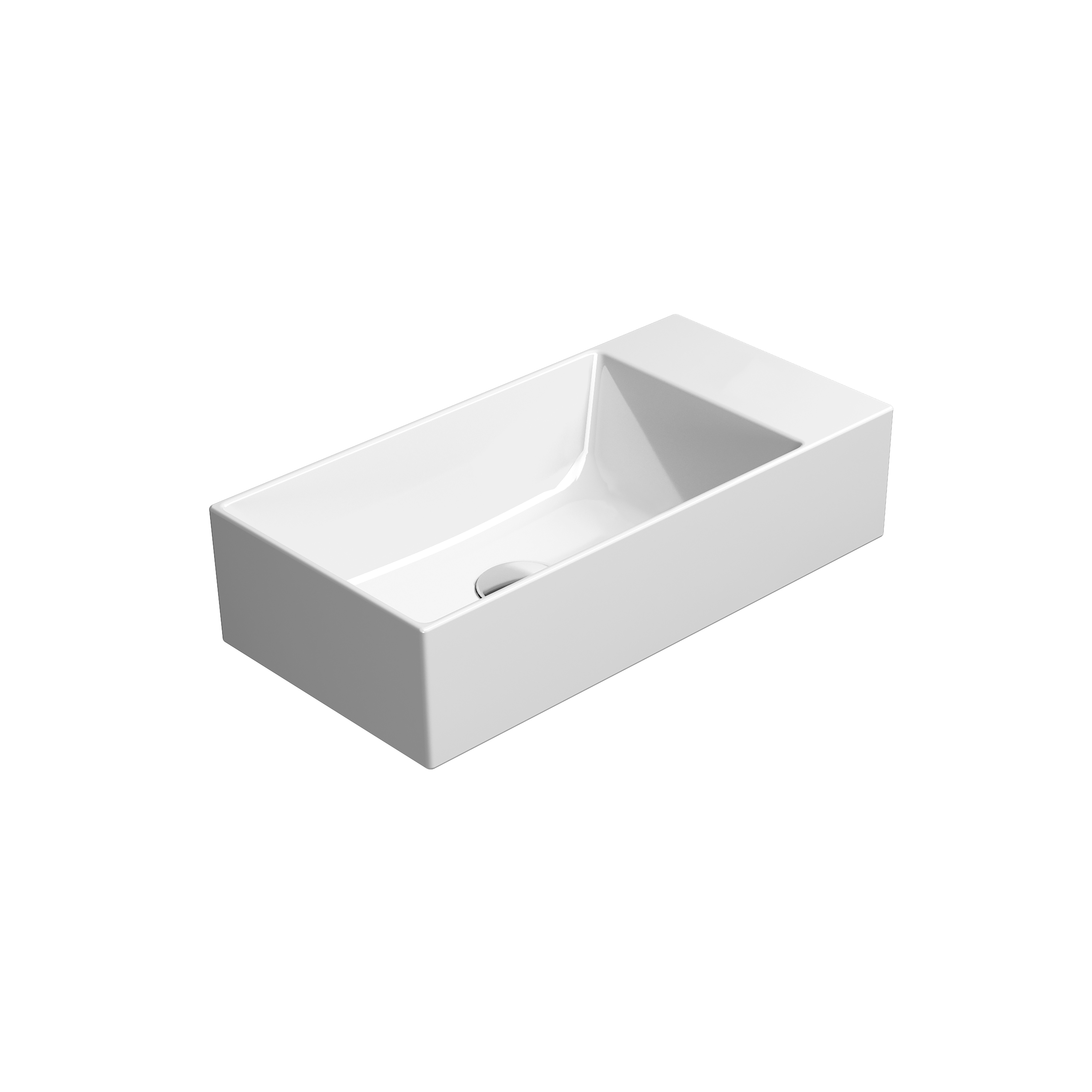 Mostra il prodotto Kube 50x25 | Lavabo del produttore GSI Ceramica