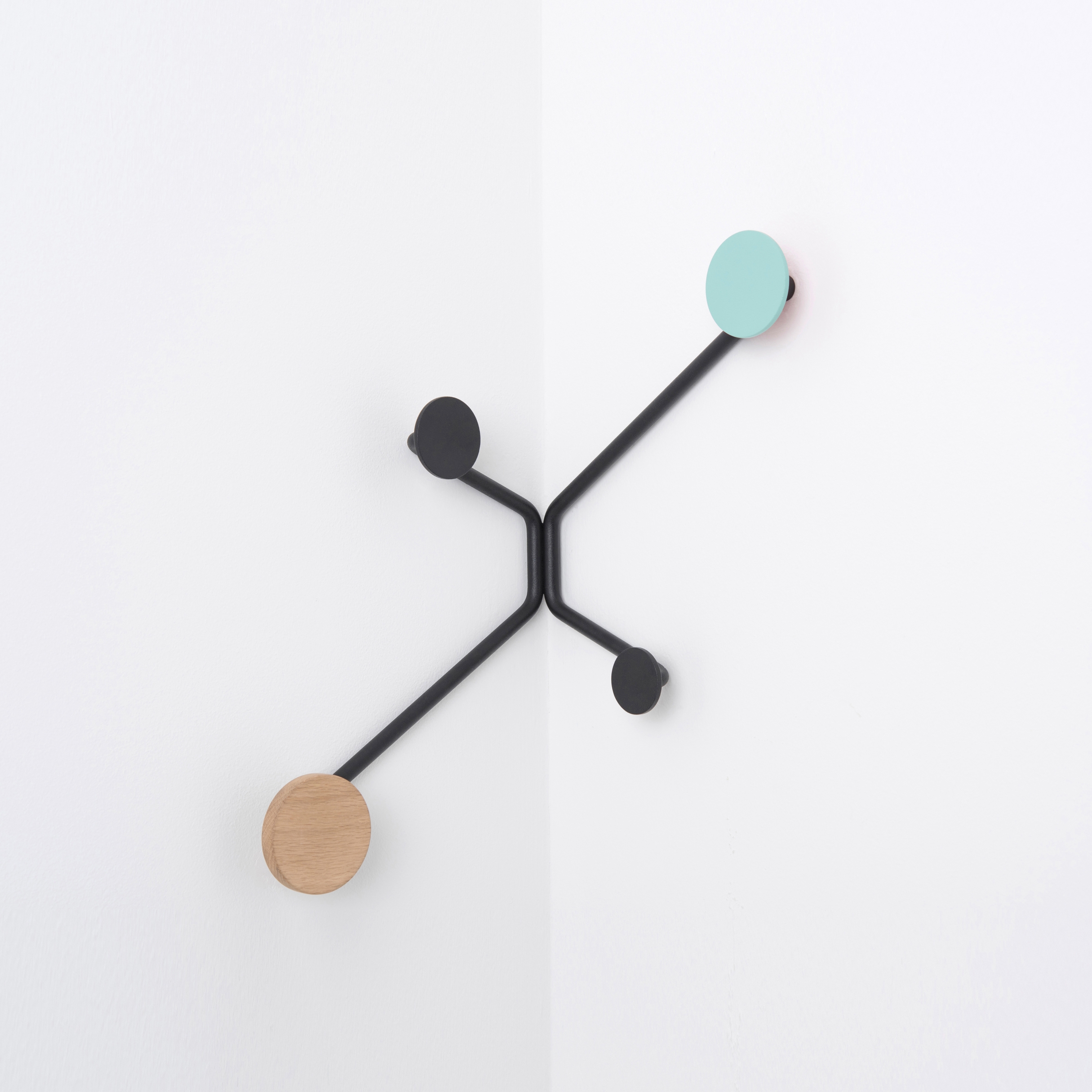 Hook wall coat rack | Inner corners