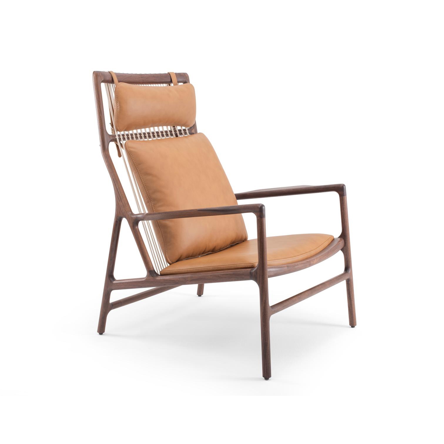 Dedo Lounge Chair - Walnut