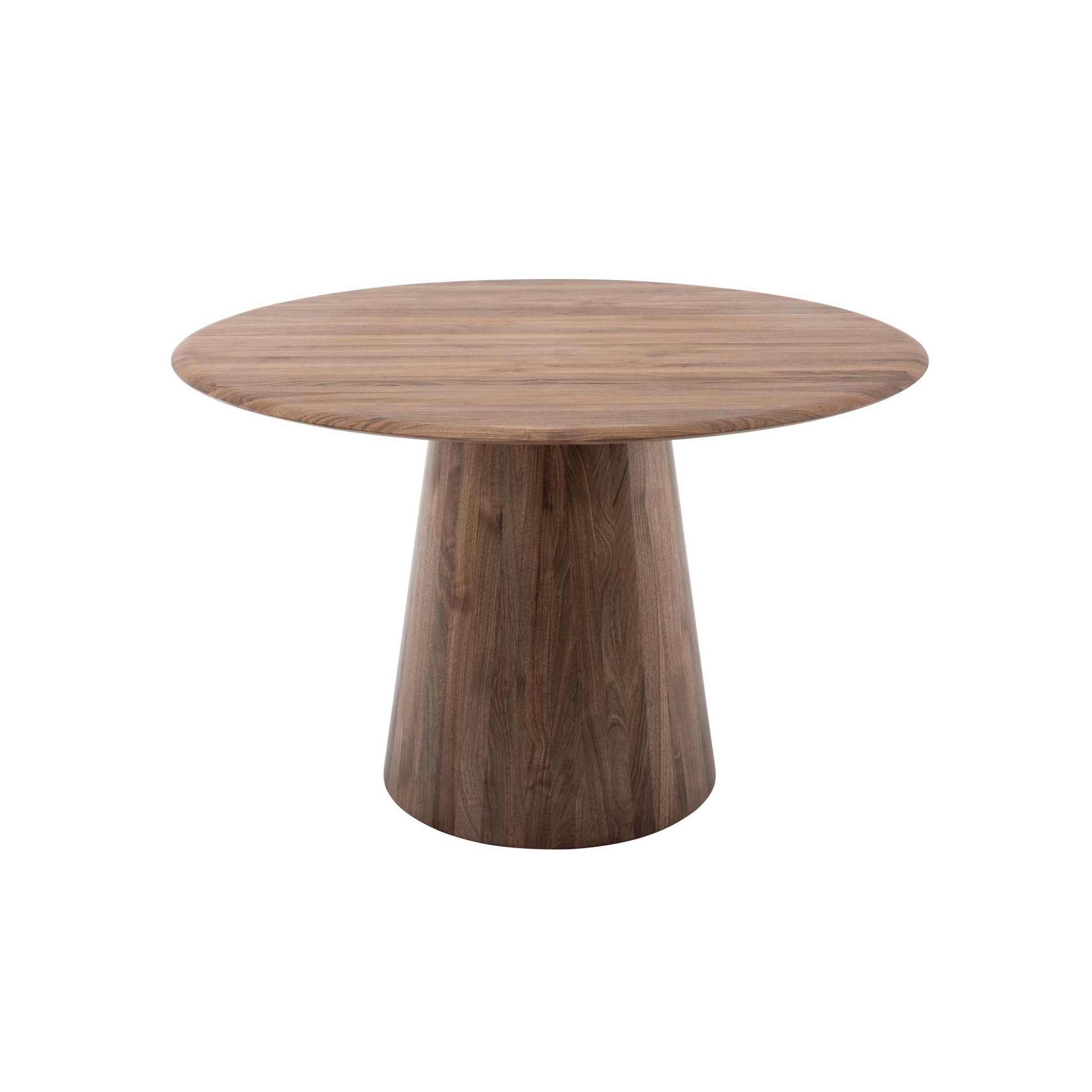 Mushroom Round Table (Walnut)