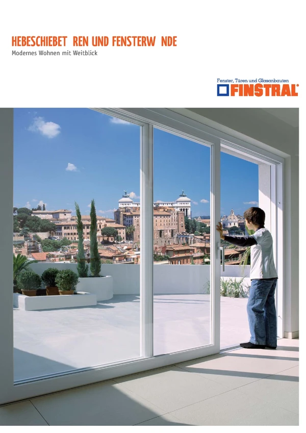 Vorschaubild für die Datei Finstral Hebeschiebetüren und Fensterwände