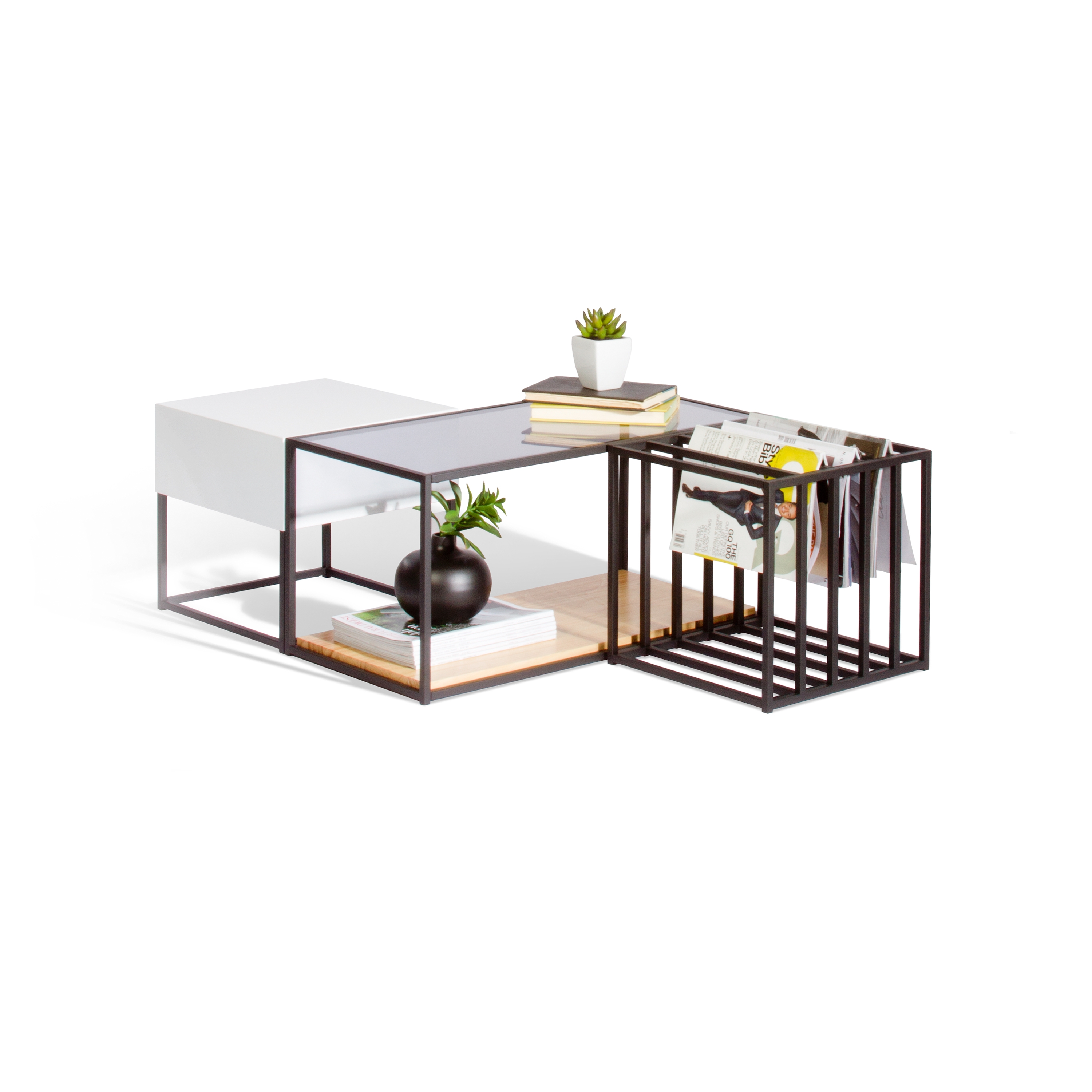 Produkt Space Frame Table Set des Herstellers Sauder Boutique anzeigen