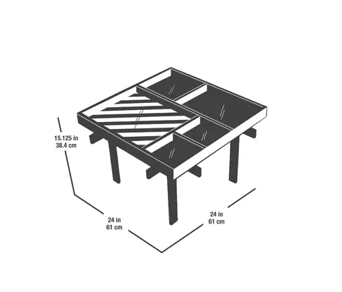 Sauder Boutique - Objeti Table