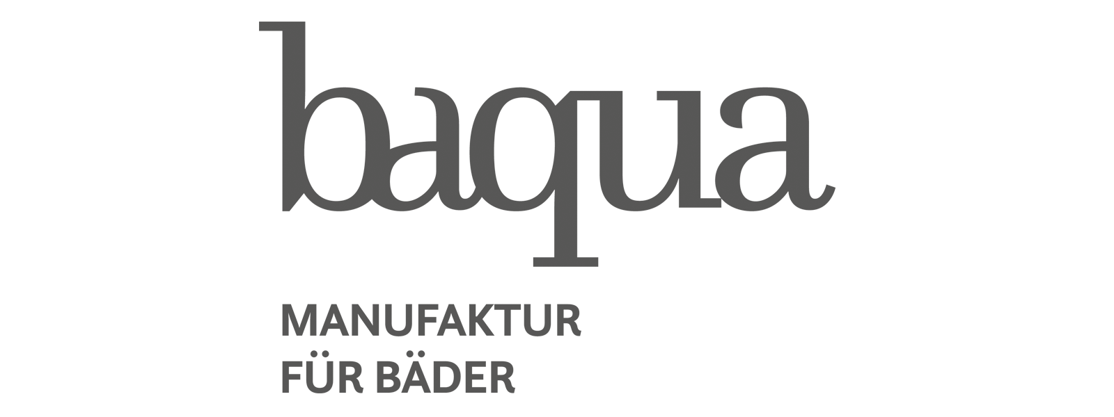 Logo for manufacturer baqua