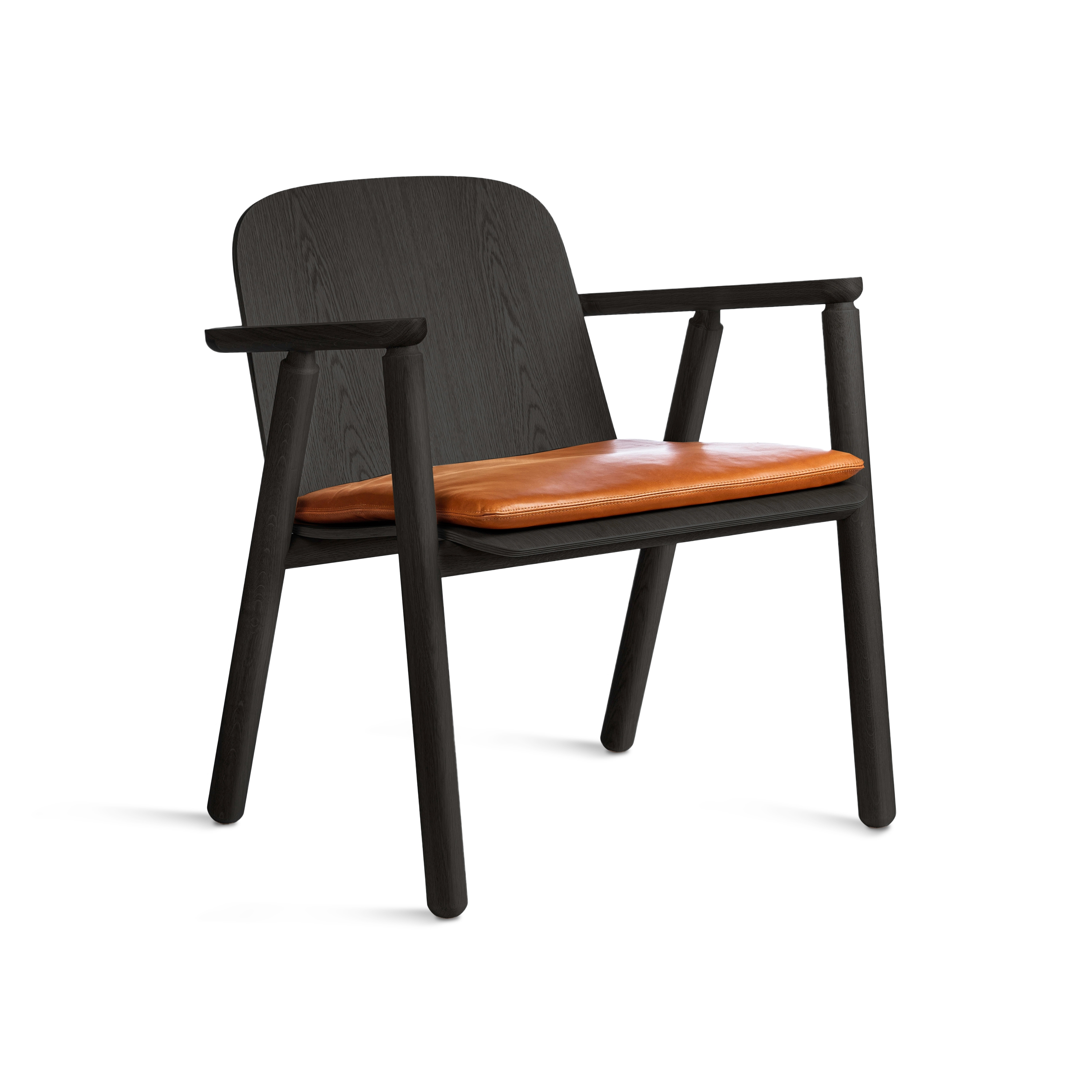 Afficher le produit Valo Lounge Chair Black Oak & Leather du fabricant Made by Choice