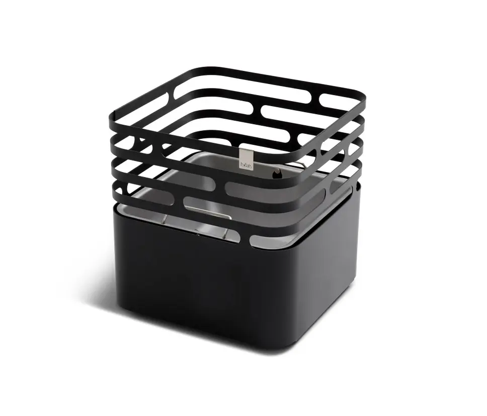 höfats - CUBE Fire basket black