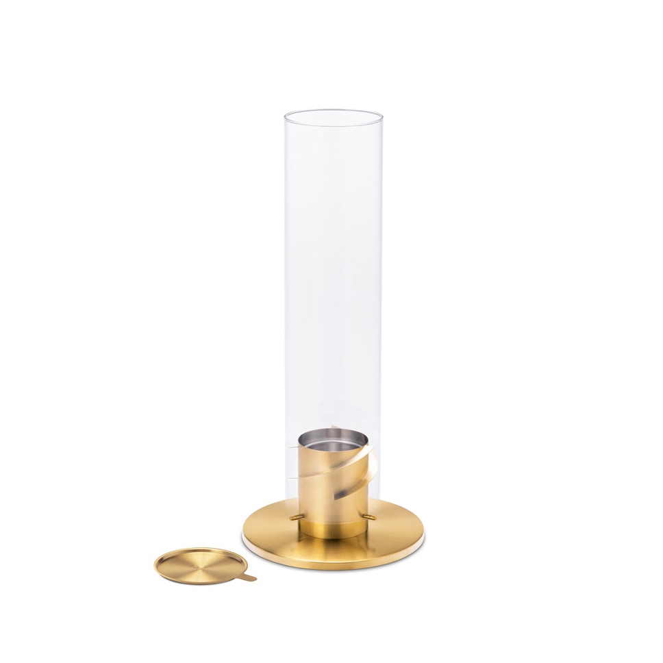 SPIN 120 Tabletop Fireplace gold